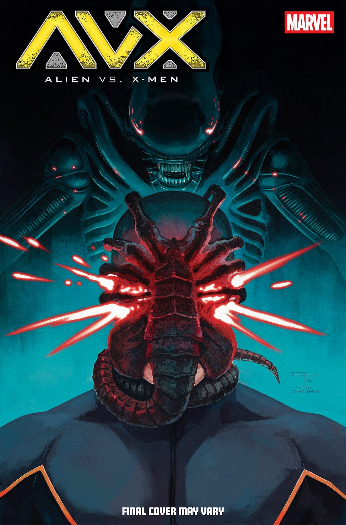 Marvel Comics Alien vs. X-Men #2 German Peralta Variant