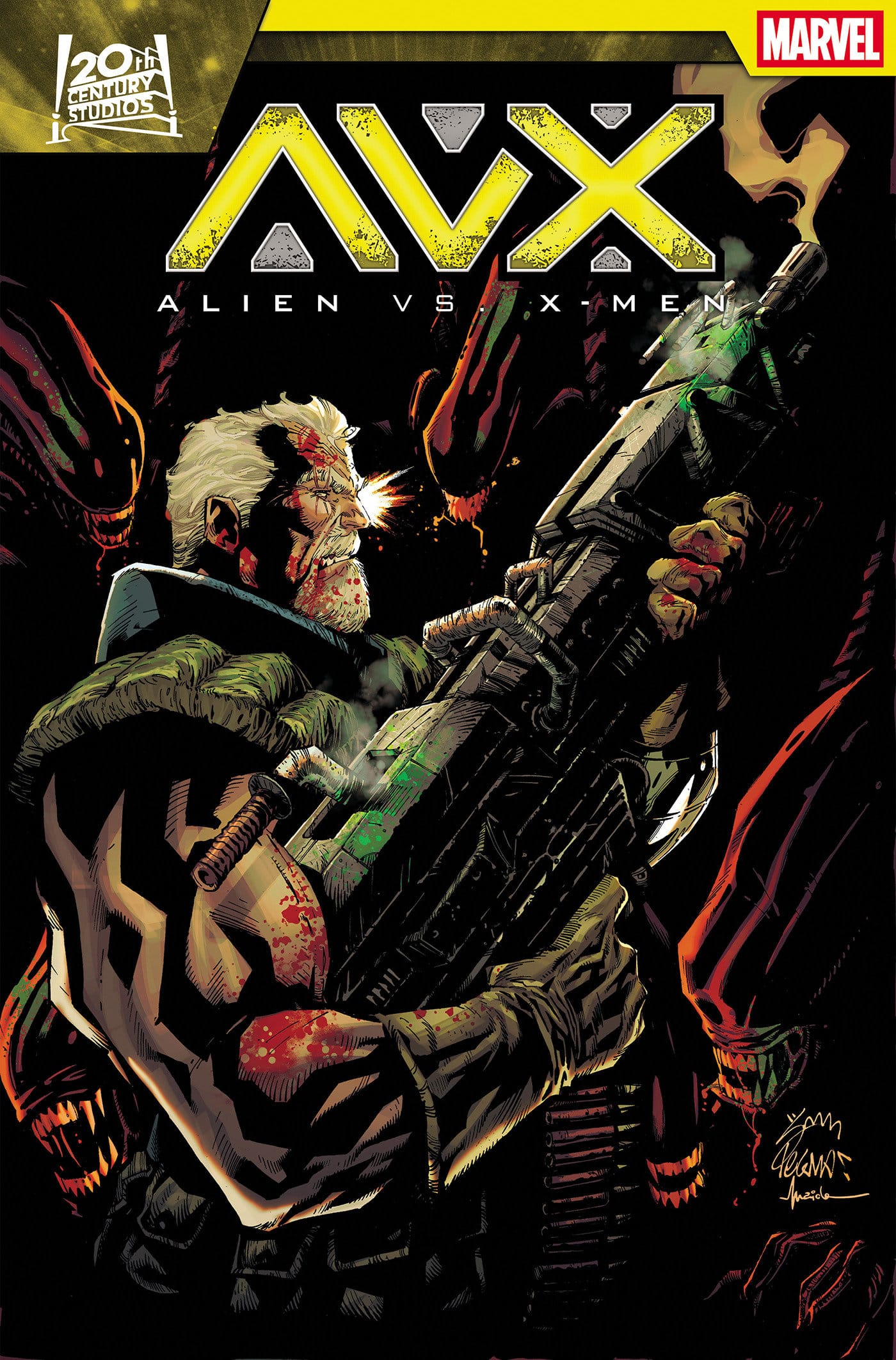 Marvel Comics Alien vs. X-Men #2 Main Cover Ryan Stegman
