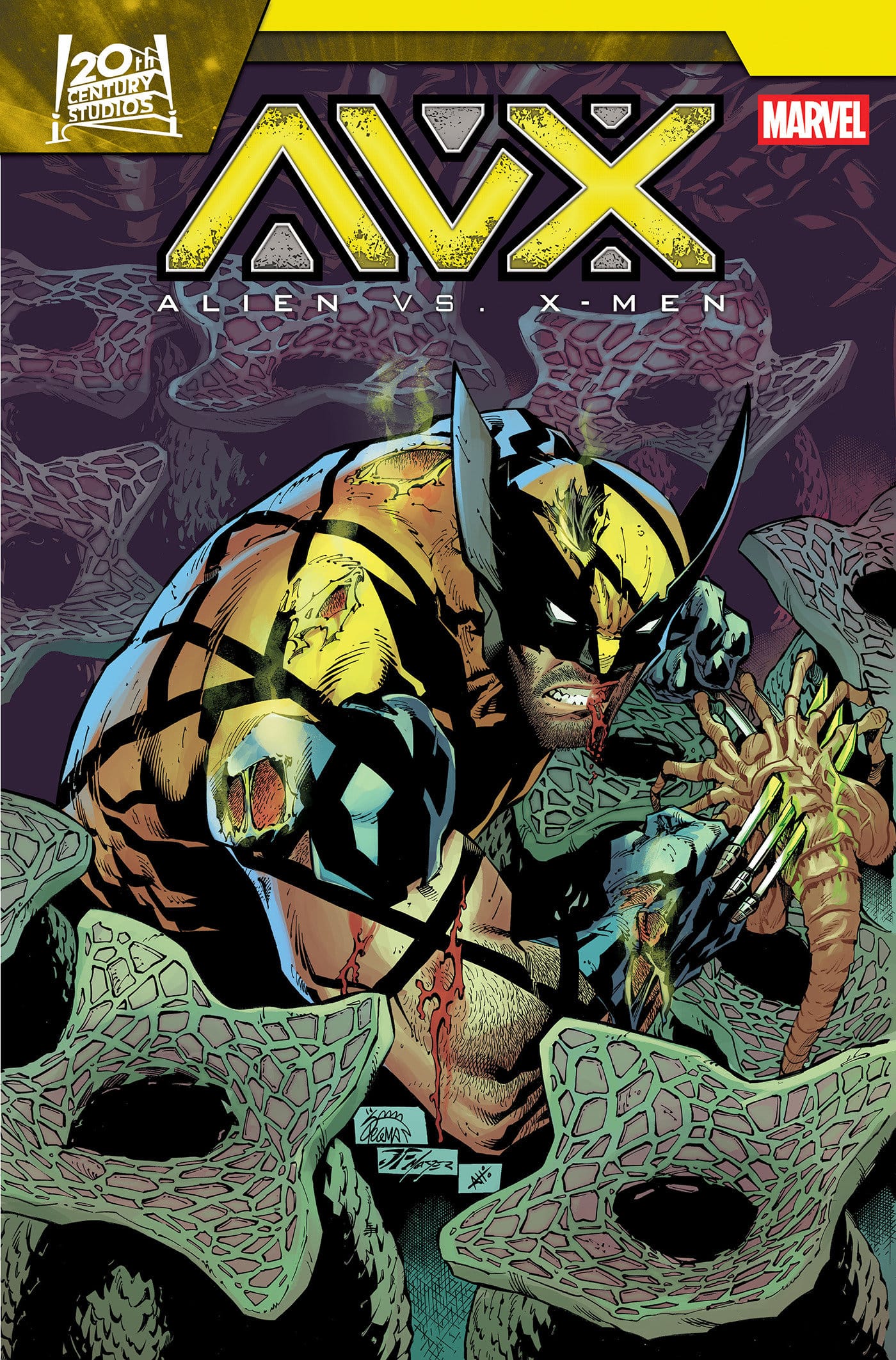Marvel Comics Alien vs. X-Men #3 Cover A Ryan Stegman