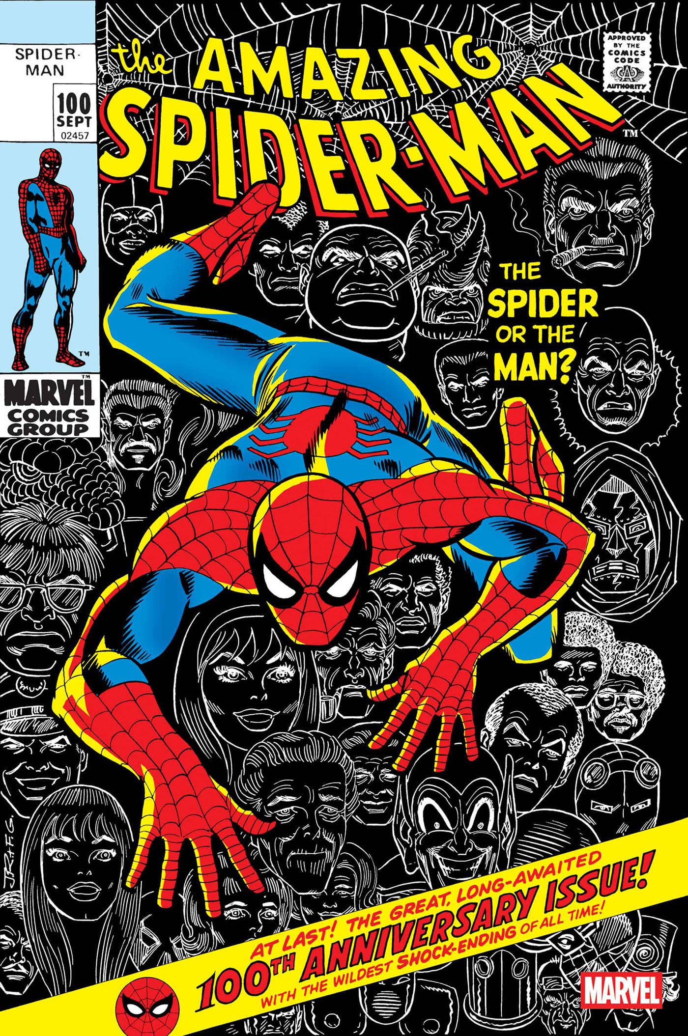 Marvel Comics Amazing Spider-Man #100 Facsimile Edition Main Cover John Romita Sr.