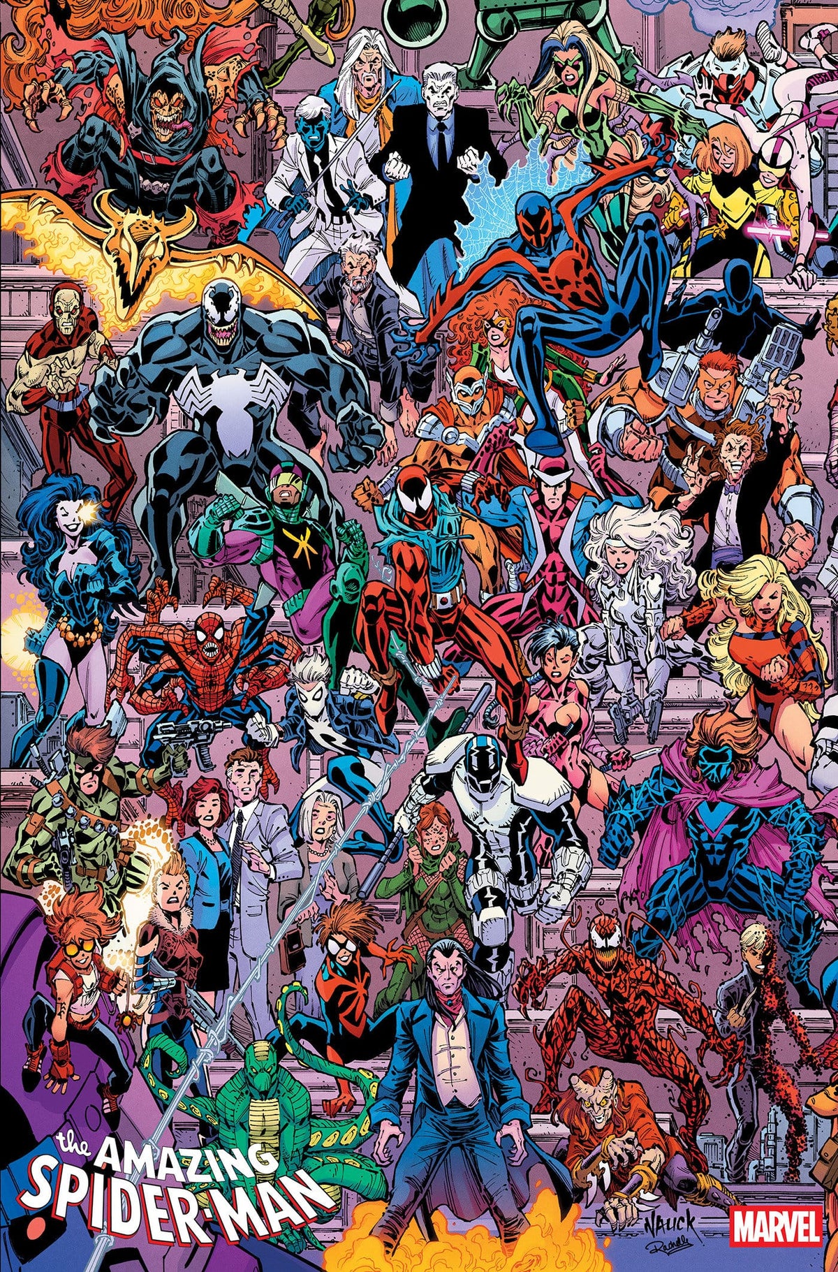 Marvel Comics Amazing Spider-Man #1002 Todd Nauck 4-Part Connecting Legacy Variant