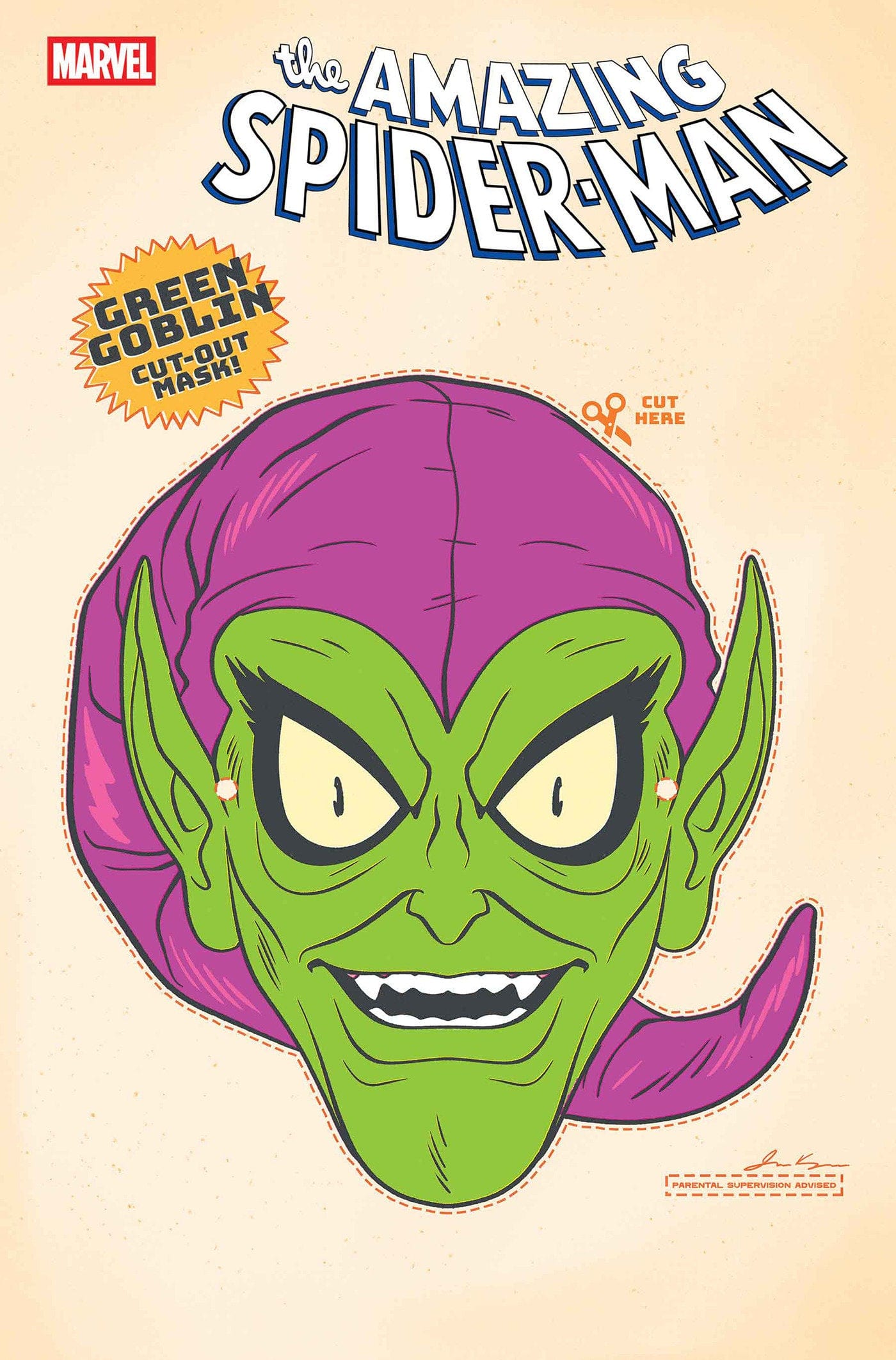 Marvel Comics Amazing Spider-Man #12 Retro Halloween Mask Variant