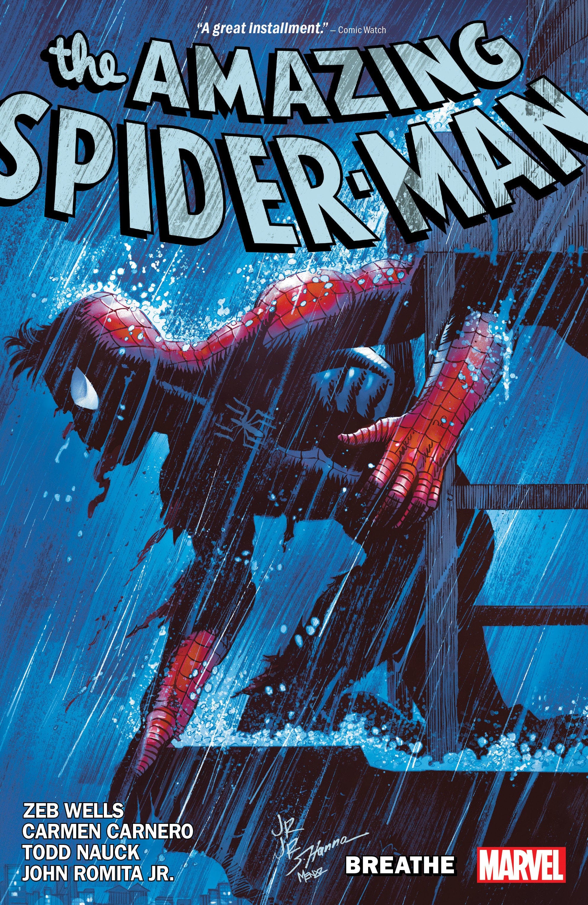 Marvel Comics Amazing Spider-Man By Zeb Wells Volume 10: Breathe