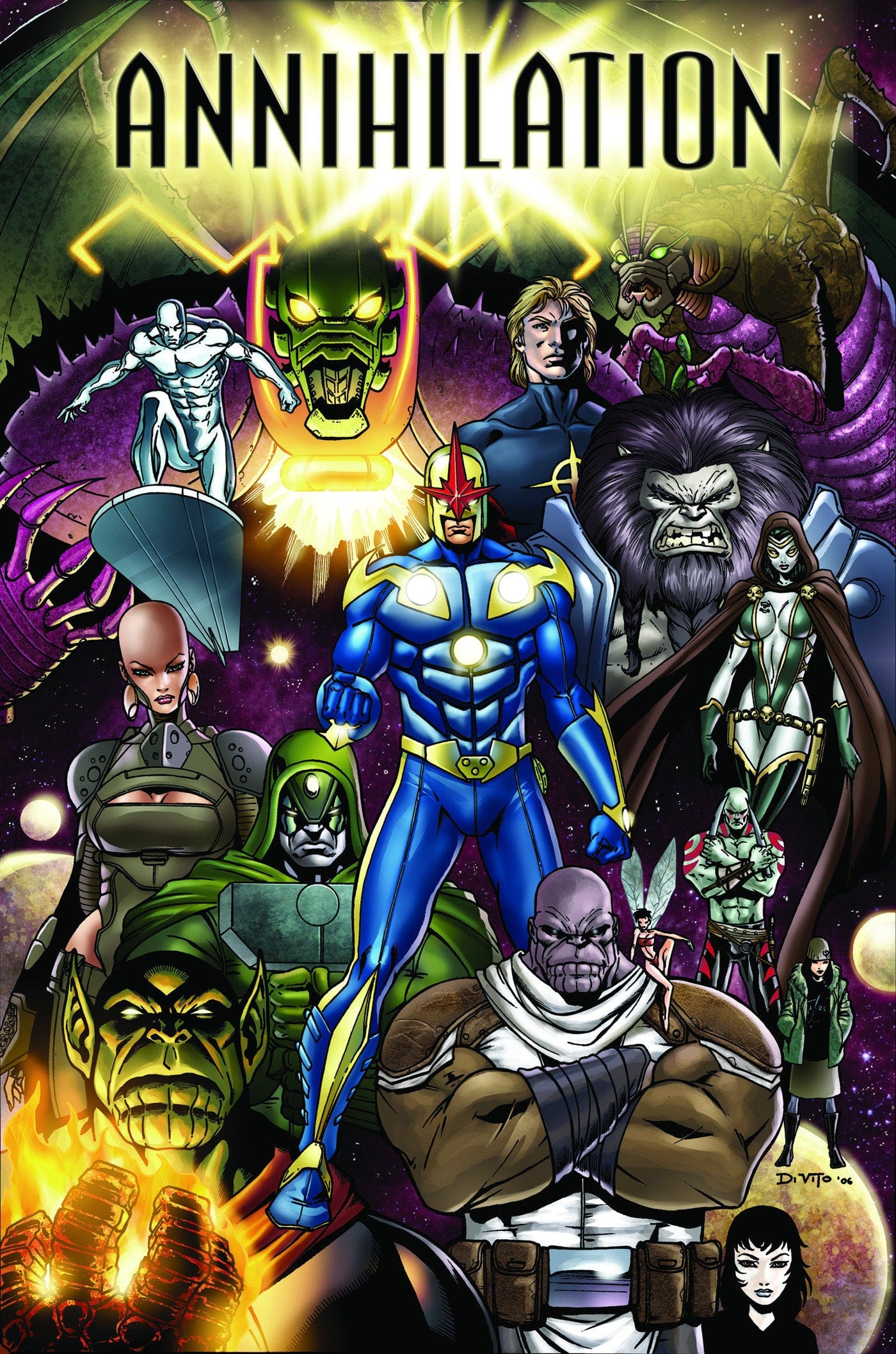 Marvel Comics Annihilation Omnibus Andrea Di Vito Cover (Direct Market Edition)