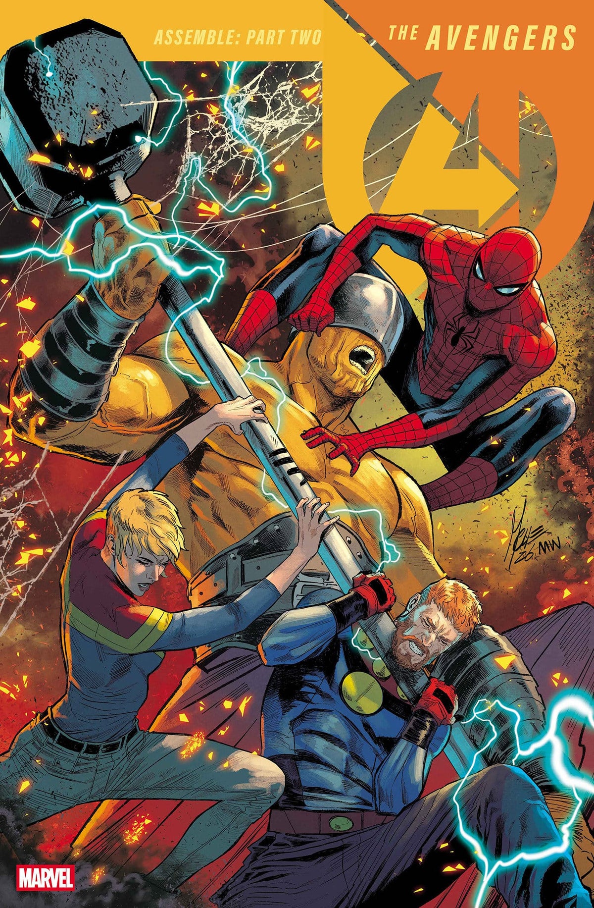 Marvel Comics Avengers #2 Main Cover Marco Checchetto