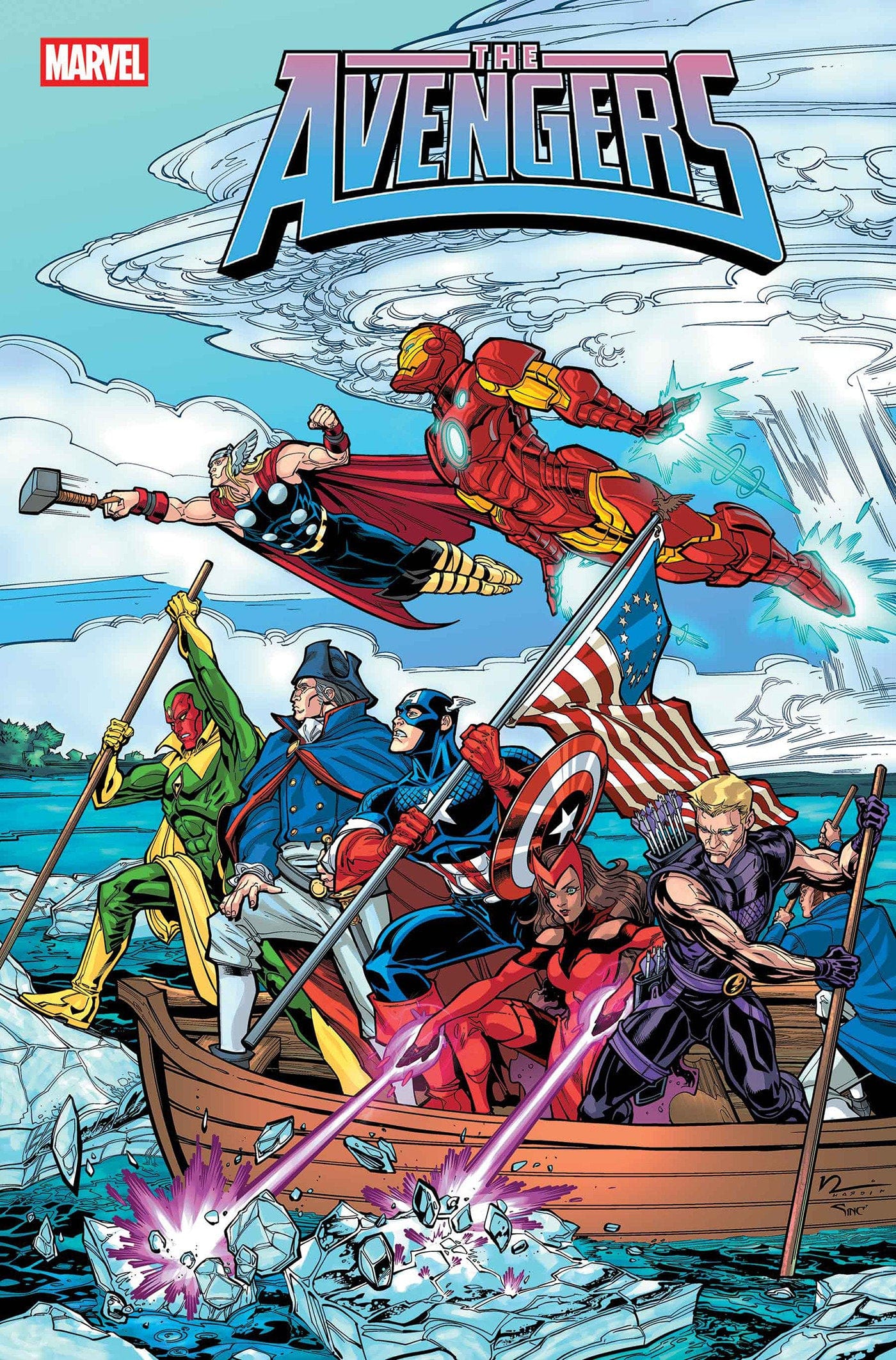 Marvel Comics Avengers #33 Chad Hardin 250th Homage Variant