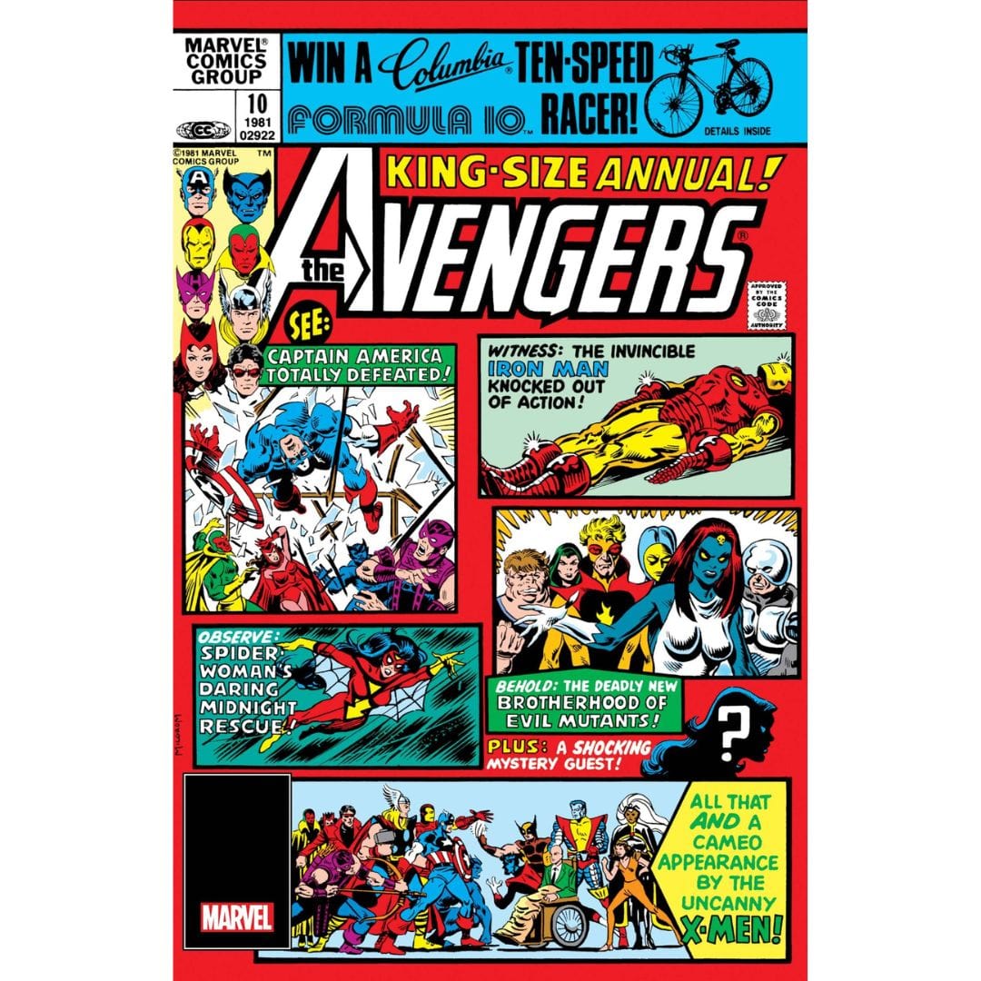 Marvel Comics Avengers Annual #10 Facsimile Edition