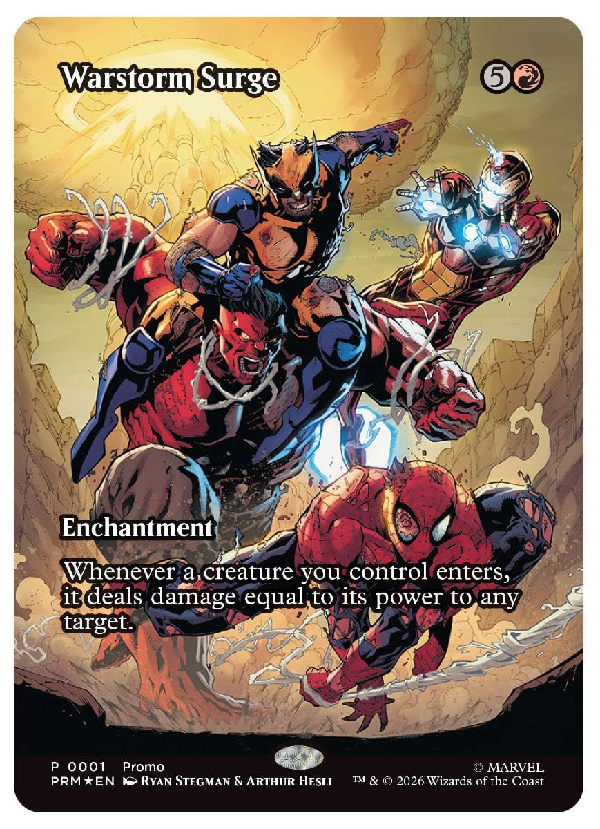 Avengers: Armageddon #1 Main Cover Dike Ruan Magic: The Gathering Card