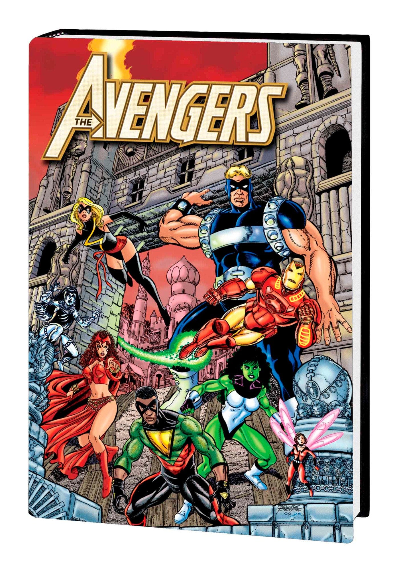 Marvel Comics Avengers By Busiek & Perez Omnibus Volume 2 George Perez Time-Lost Cover (Direct Market Edition)