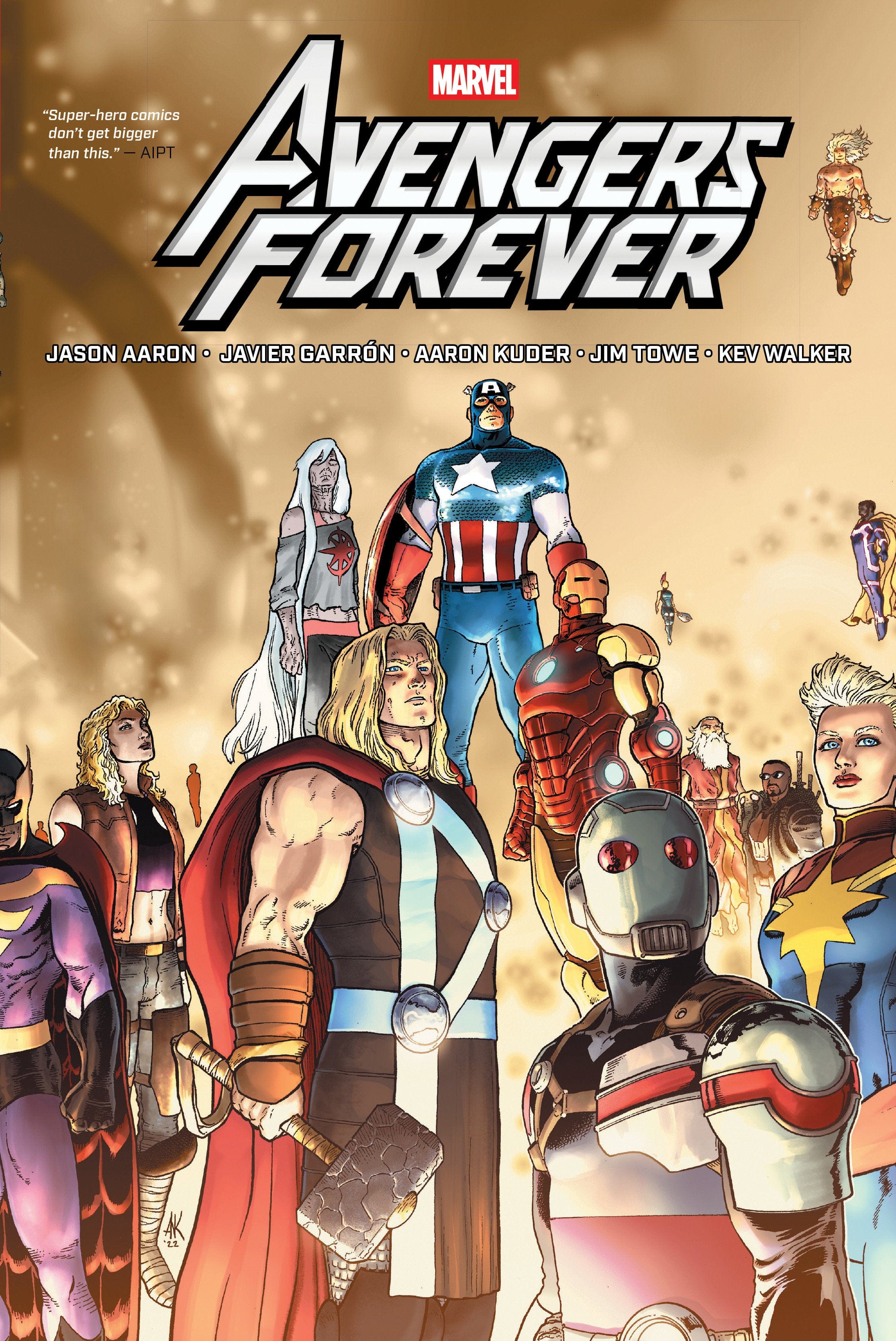 Marvel Comics Avengers Forever By Jason Aaron Omnibus Aaron Kuder Cover