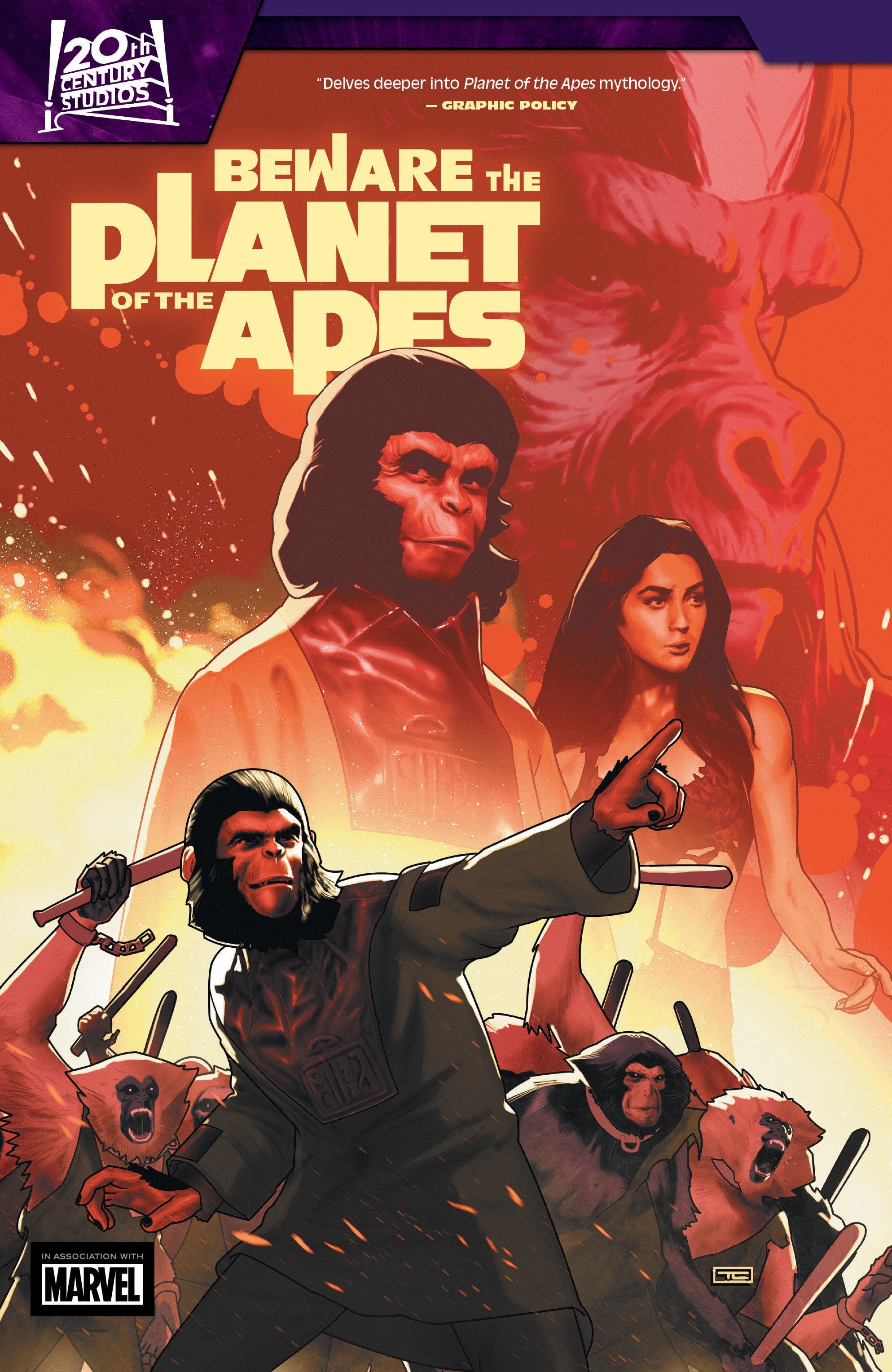 Marvel Comics Beware the Planet of the Apes