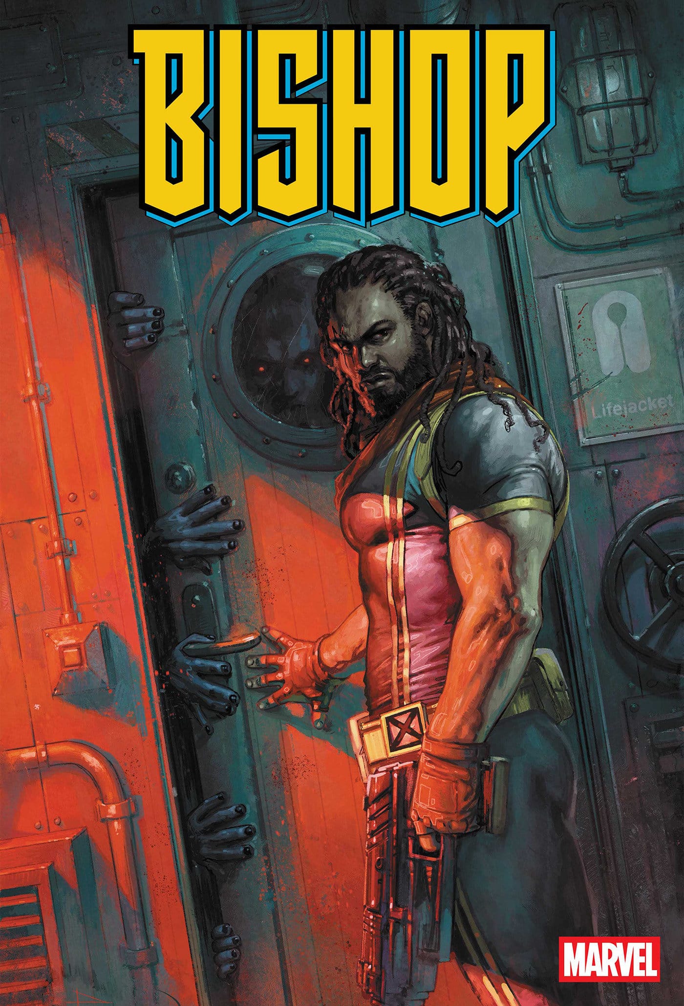 Marvel Comics Bishop #4 Main Cover Davide Paratore