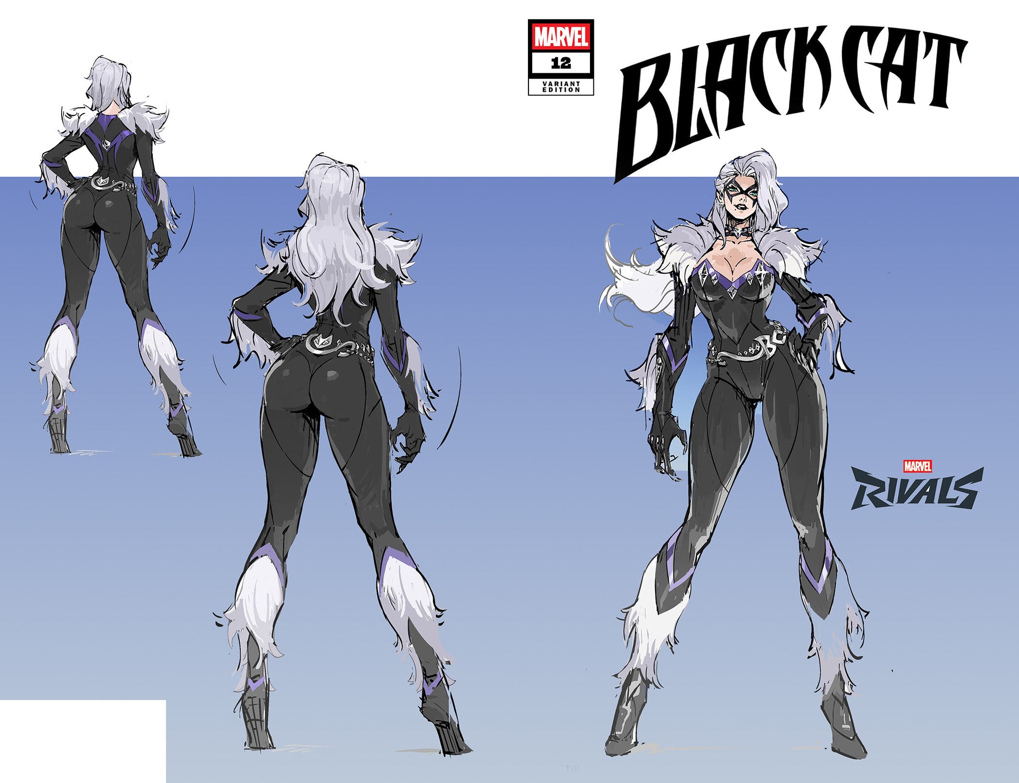 Marvel Comics Black Cat #12 Netease Games Marvel Rivals Wraparound Variant
