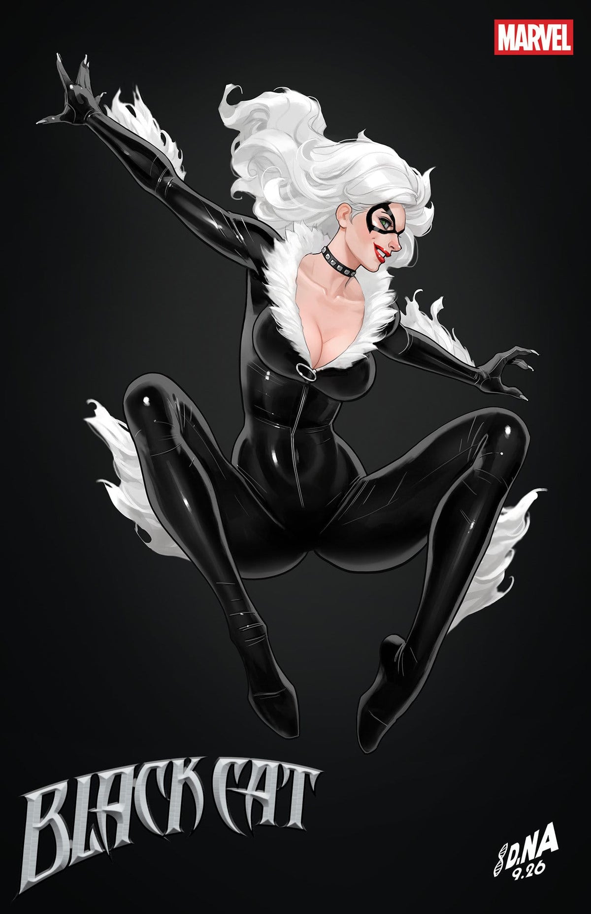 Marvel Comics Black Cat #17 David Nakayama Color Block Black Variant