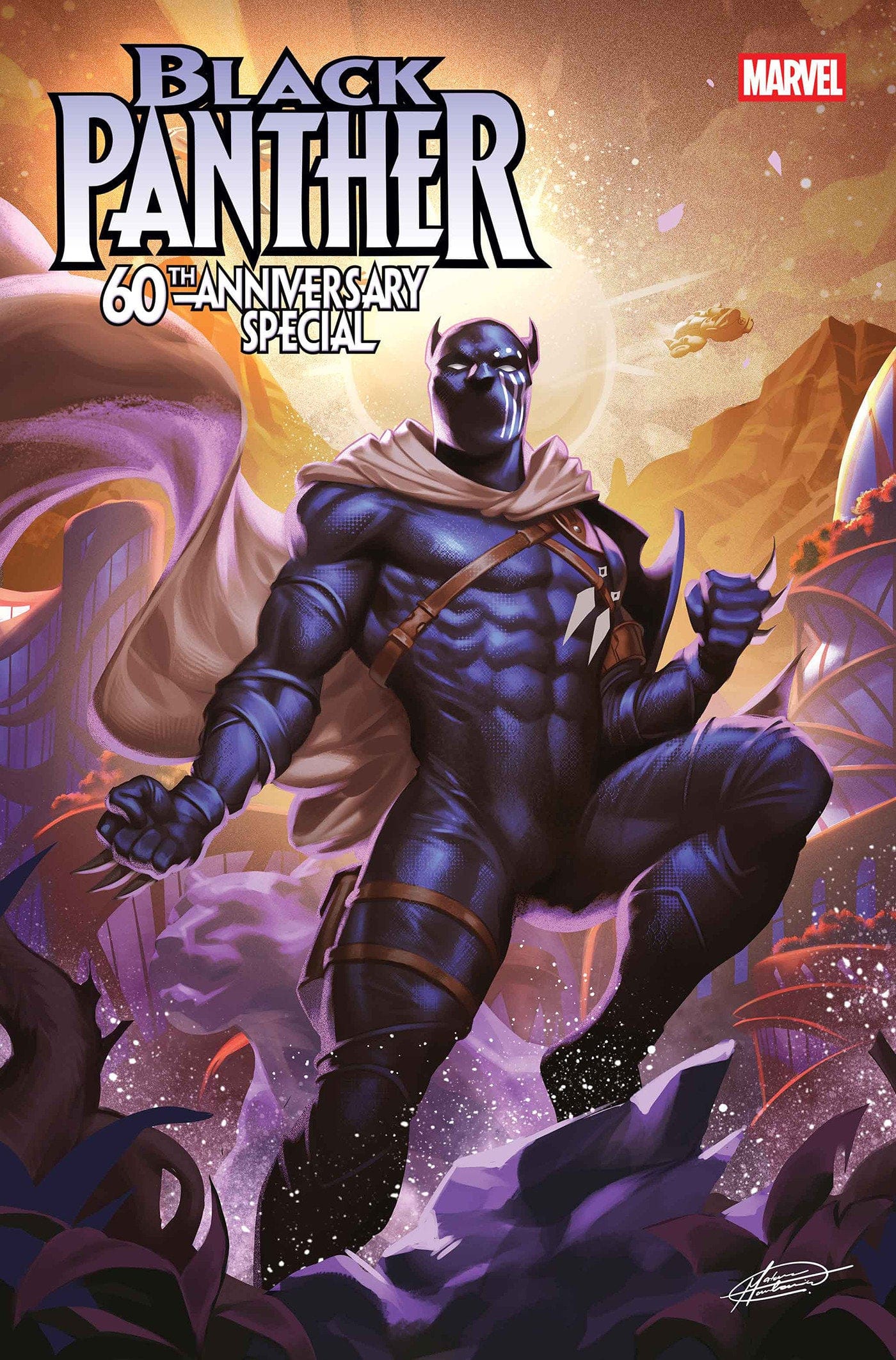 Marvel Comics Black Panther 60th Anniversary Special #1 Main Cover Mateus Manhanini