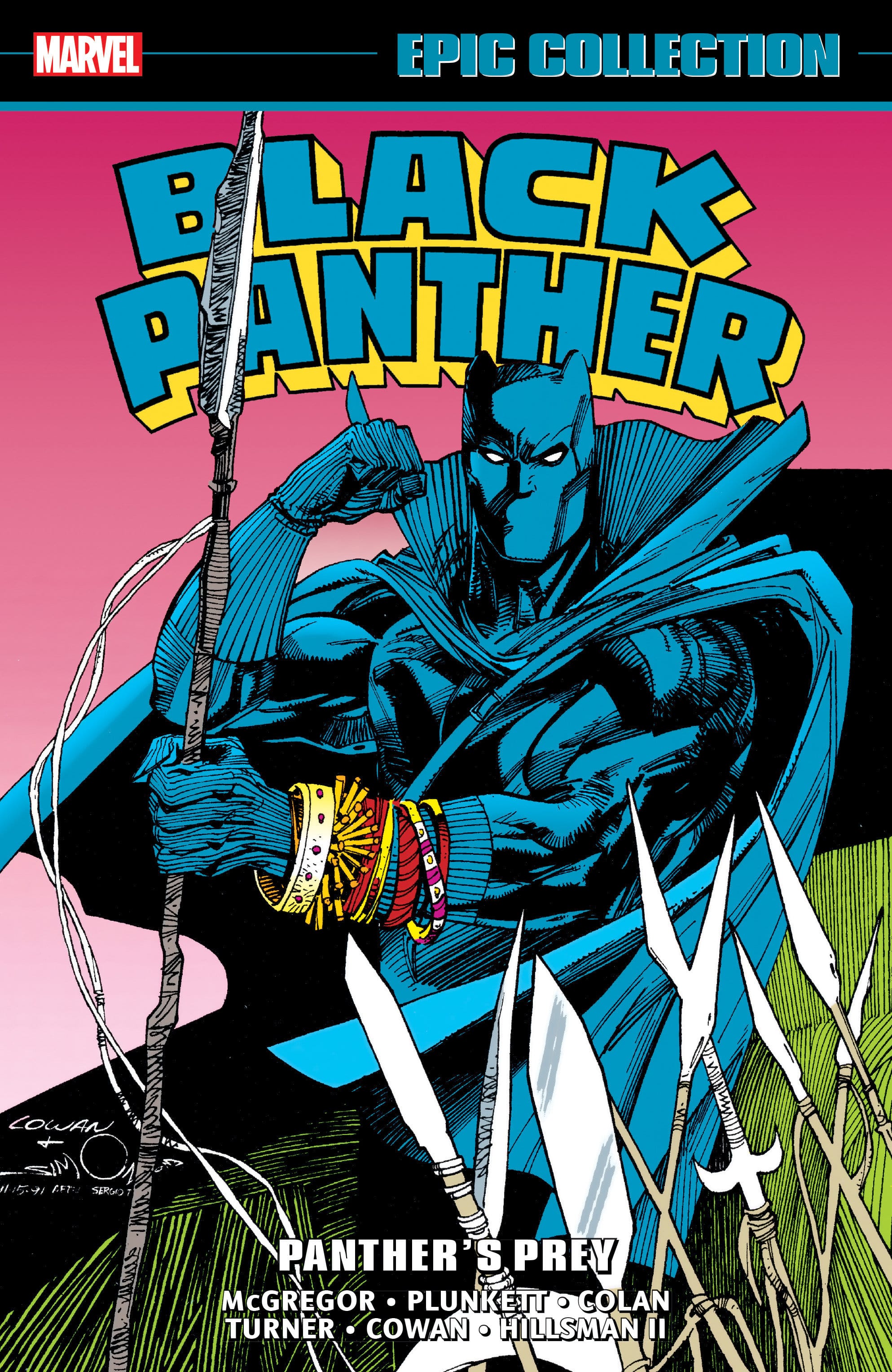 Marvel Comics Black Panther: Panther'S Prey Omnibus Denys Cowan Cover