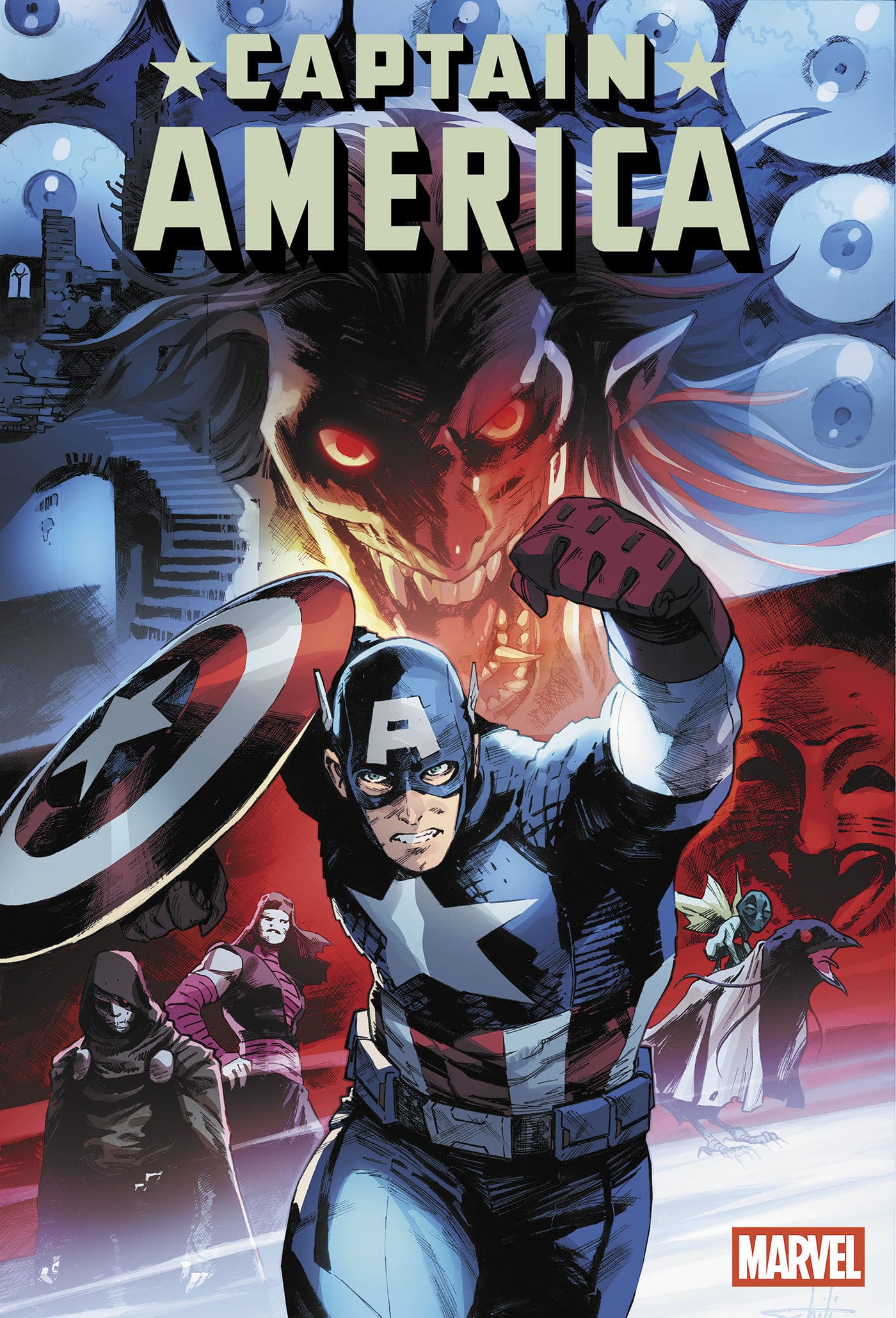 Marvel Comics Captain America #15 Main Cover Valerio Schiti