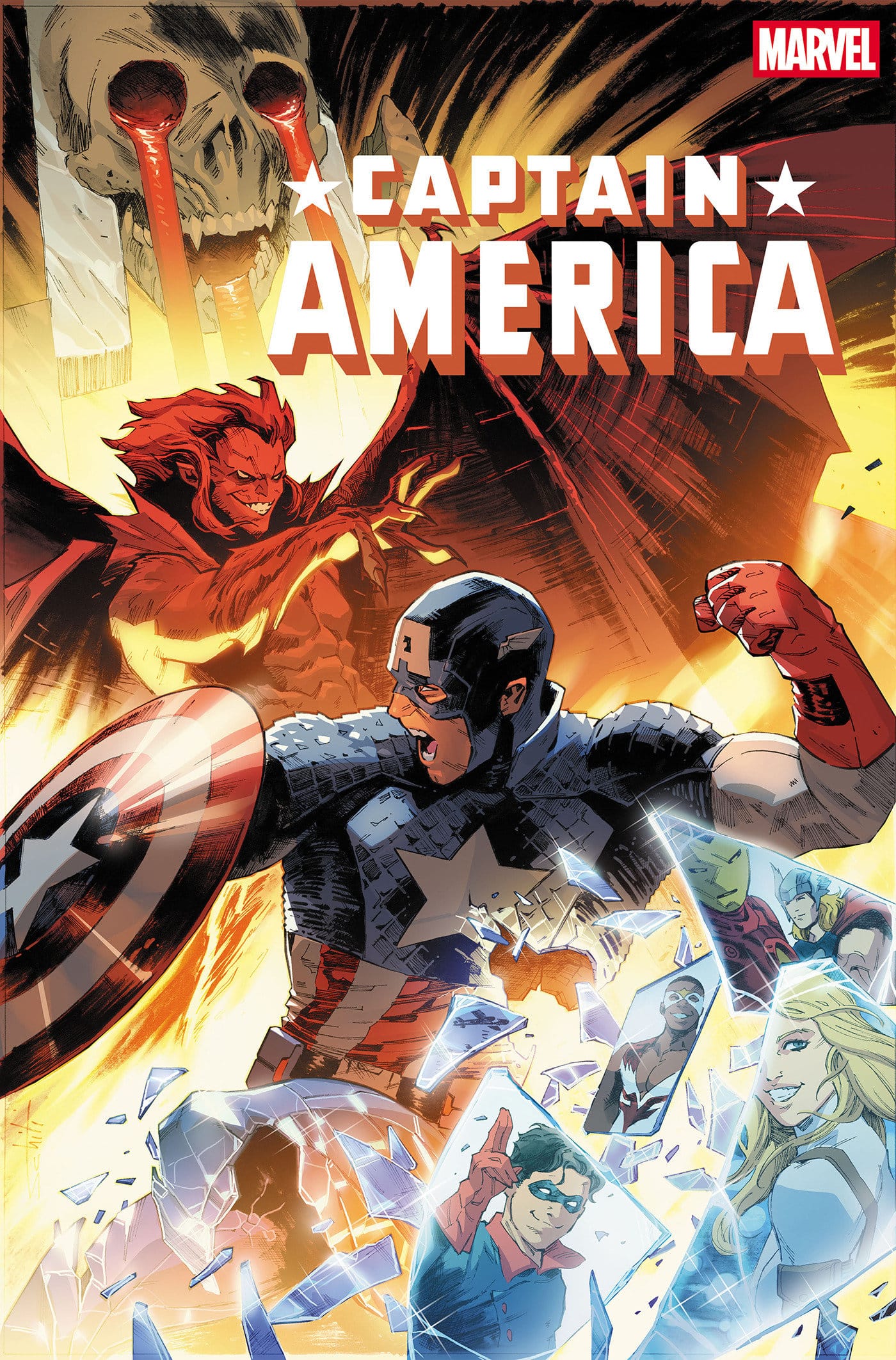 Marvel Comics Captain America #16 Main Cover Valerio Schiti