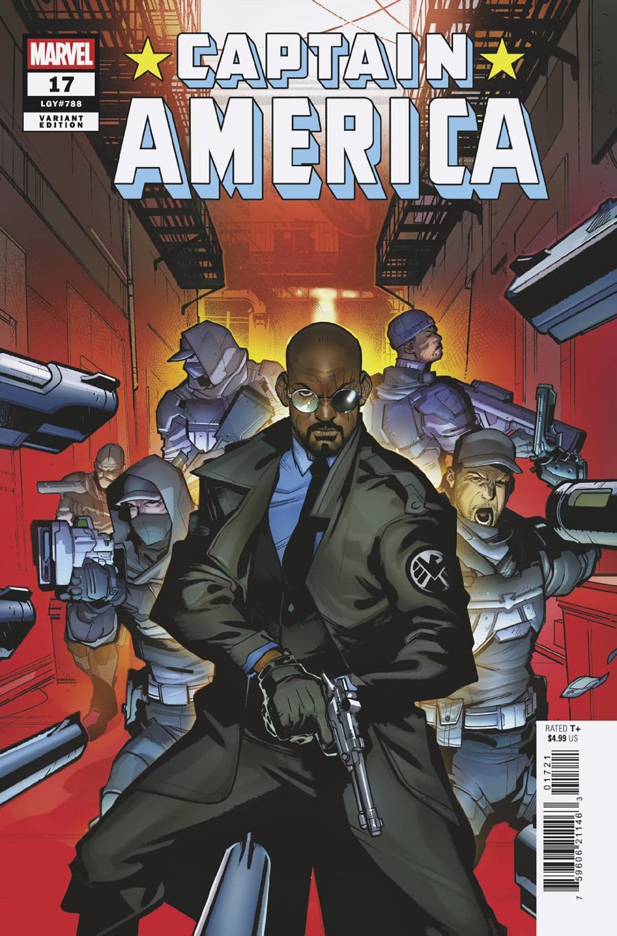 Marvel Comics Captain America #17 C.F. Villa Variant