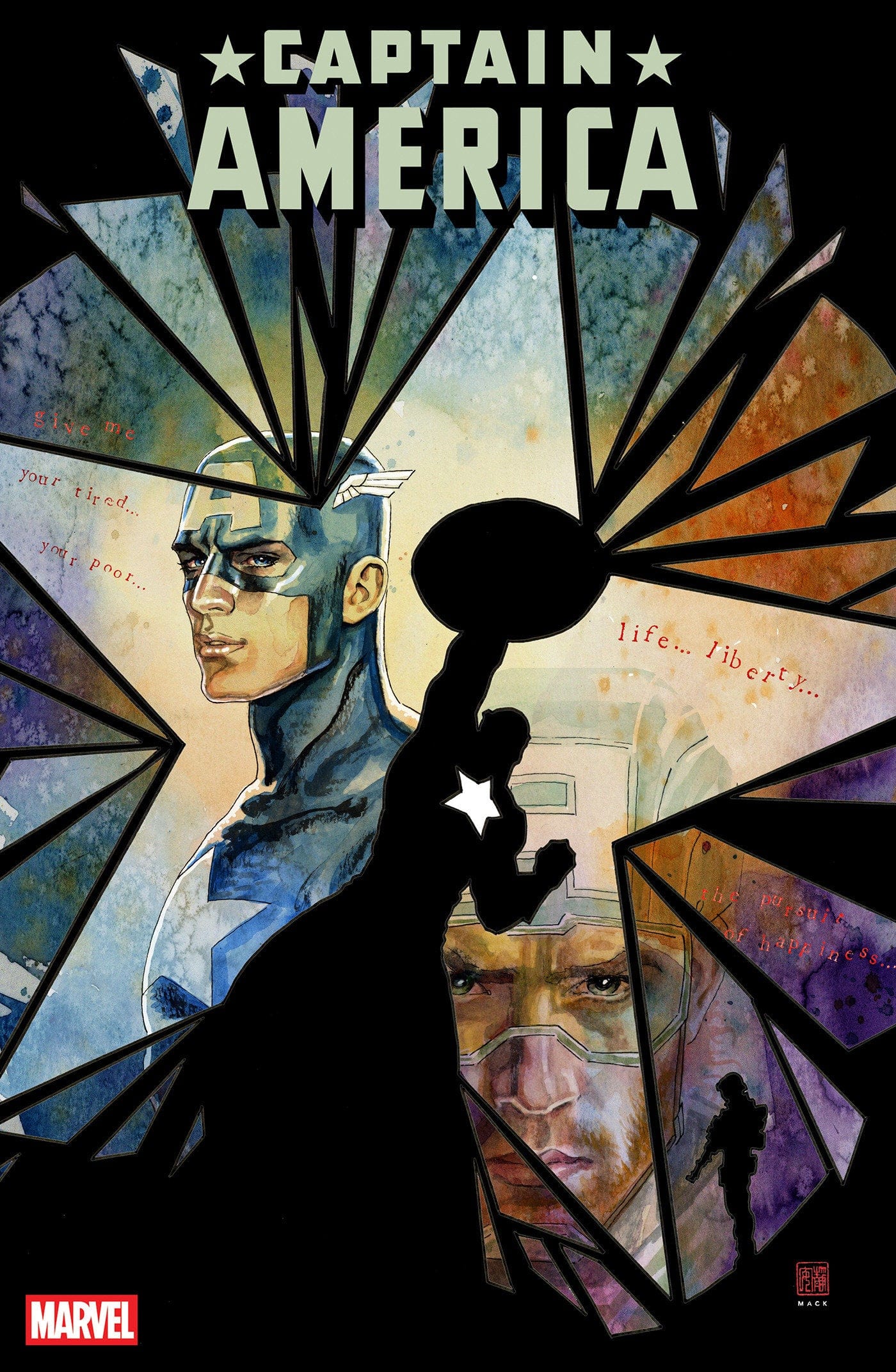 Marvel Comics Captain America #5 David Mack Variant
