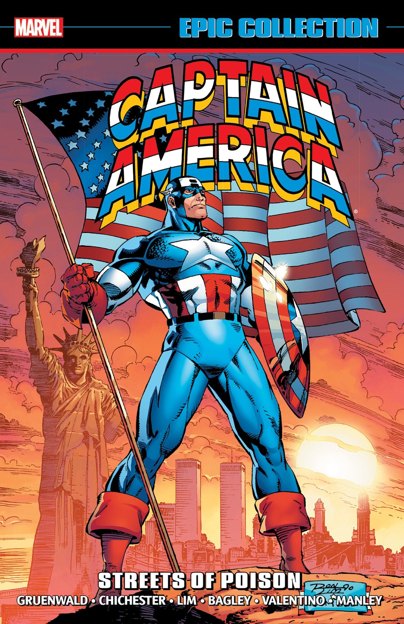 Marvel Comics Captain America Epic Collection: Streets Of Poison (New Printing)