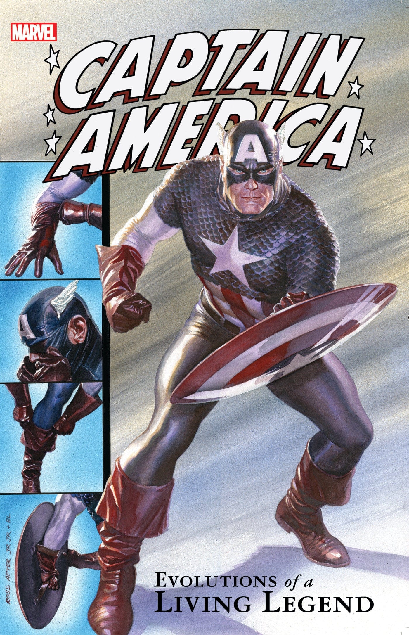 Marvel Comics Captain America: Evolutions Of A Living Legend