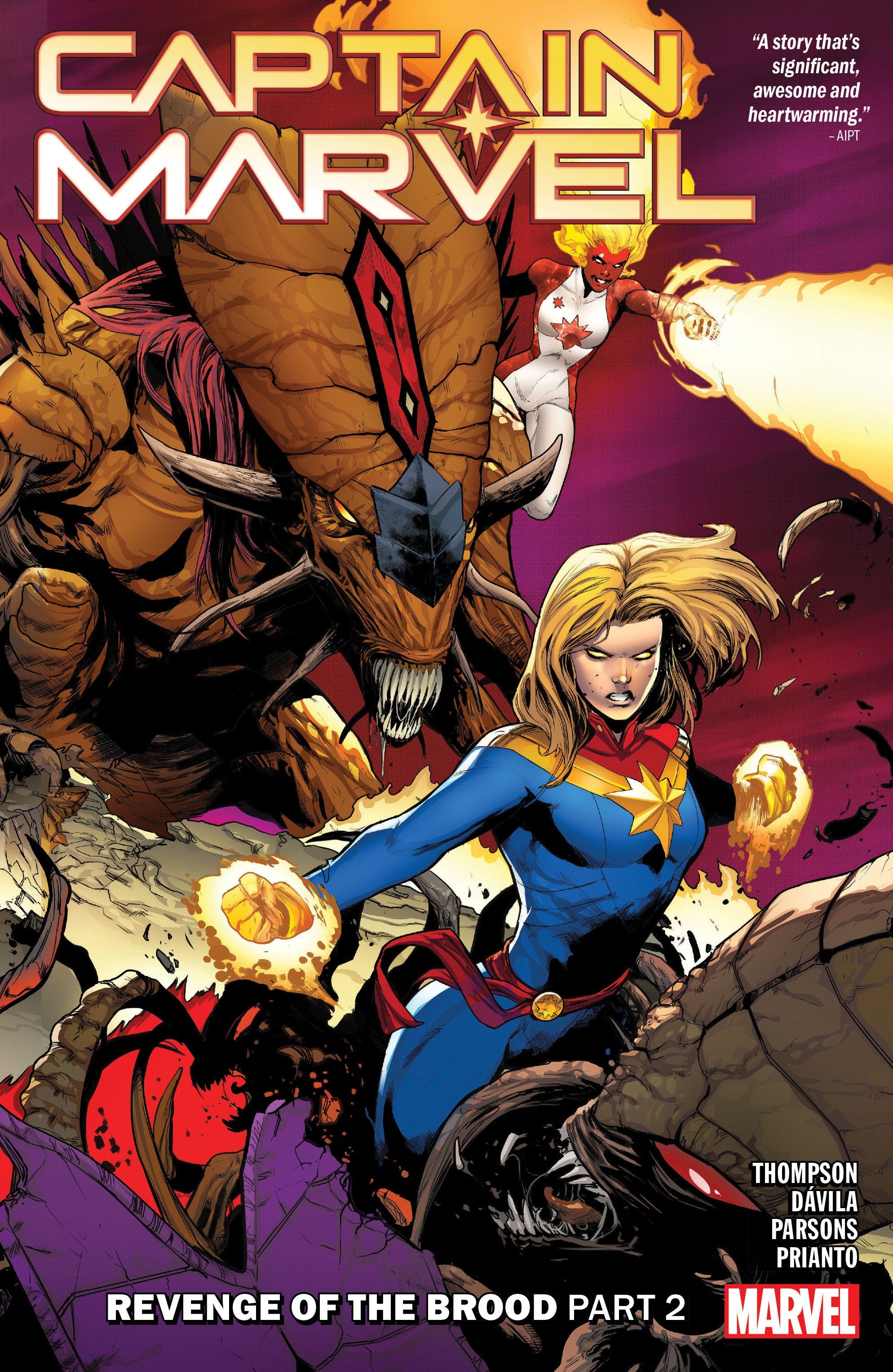 Marvel Comics Captain Marvel Volume 10: Revenge Of The Brood Part 2