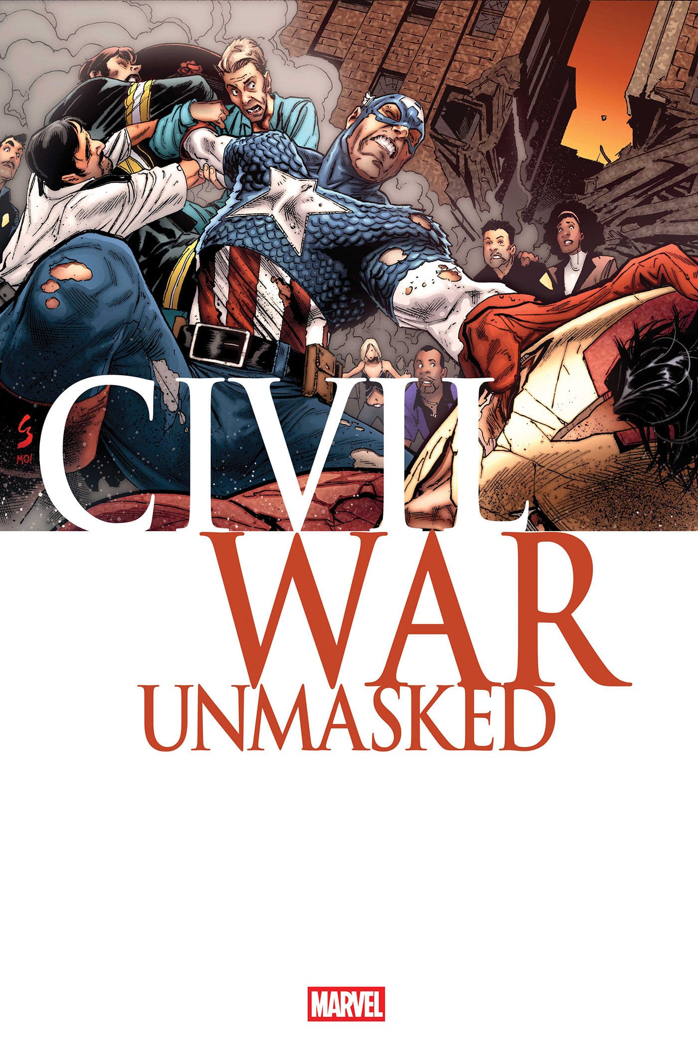 Marvel Comics Civil War: Unmasked #5 Main Cover Geoff Shaw