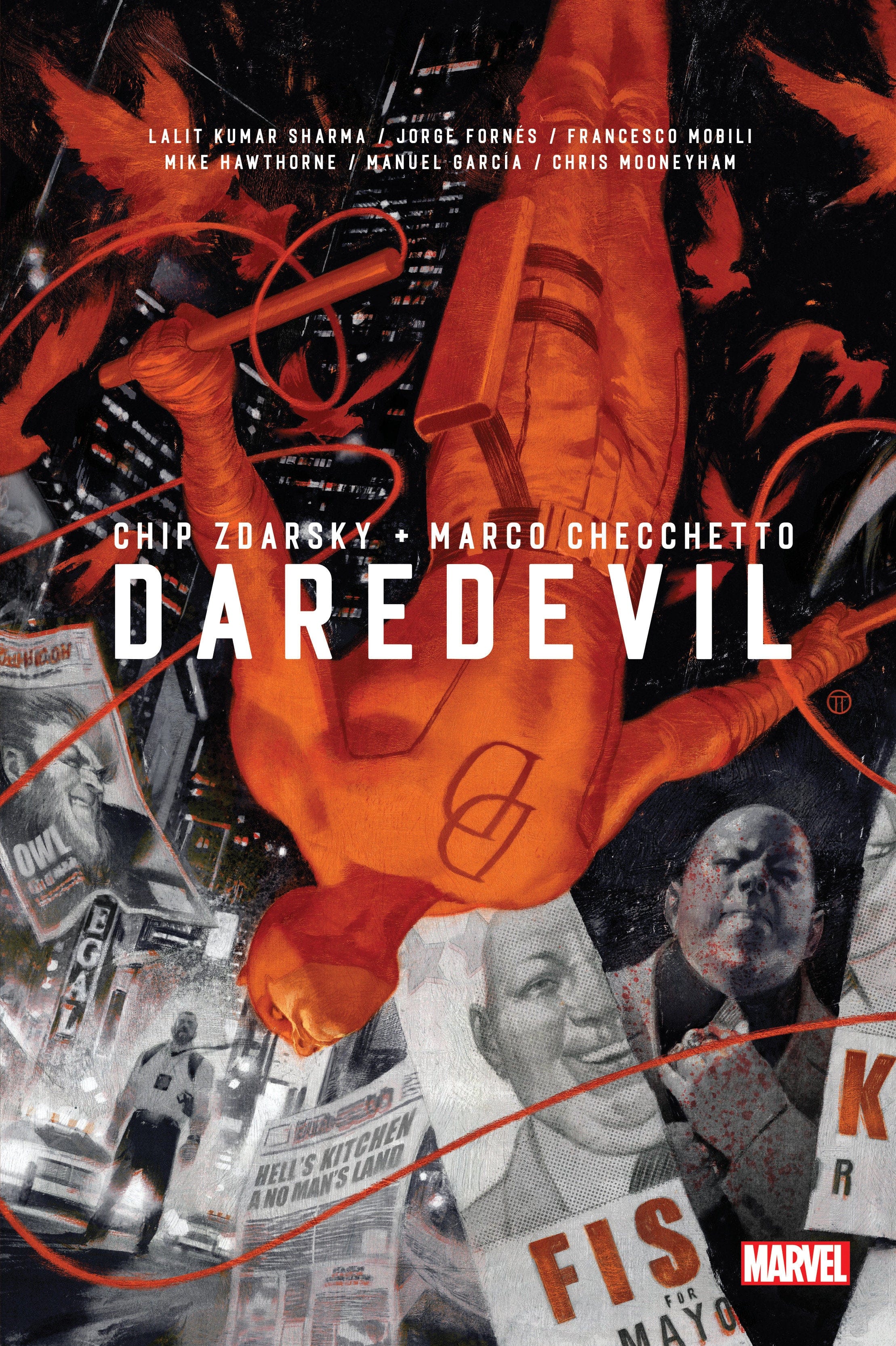 Marvel Comics Daredevil By Chip Zdarsky Omnibus Volume 1 Tedesco Cover