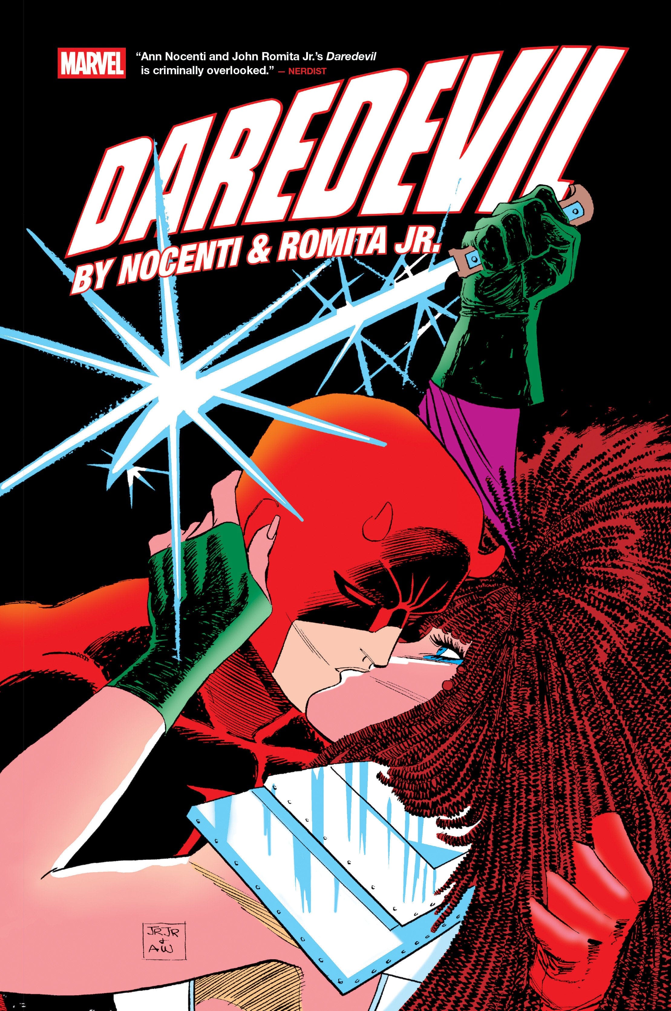 Marvel Comics Daredevil By Nocenti & Romita Jr. Omnibus Volume 1 John Romita Jr. Cover