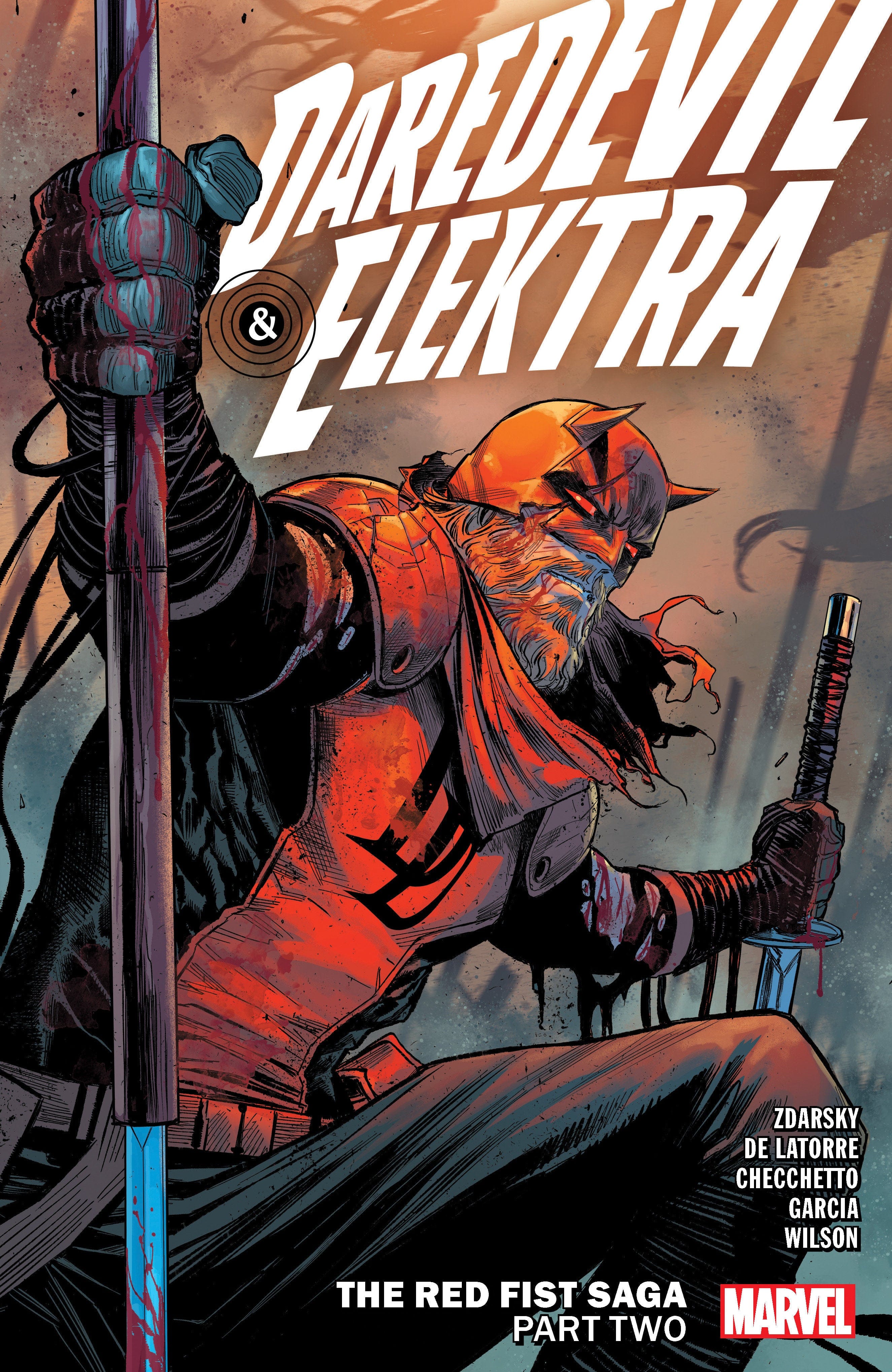 Marvel Comics Daredevil & Elektra By Chip Zdarsky Volume 2: The Red Fist Saga Part Two