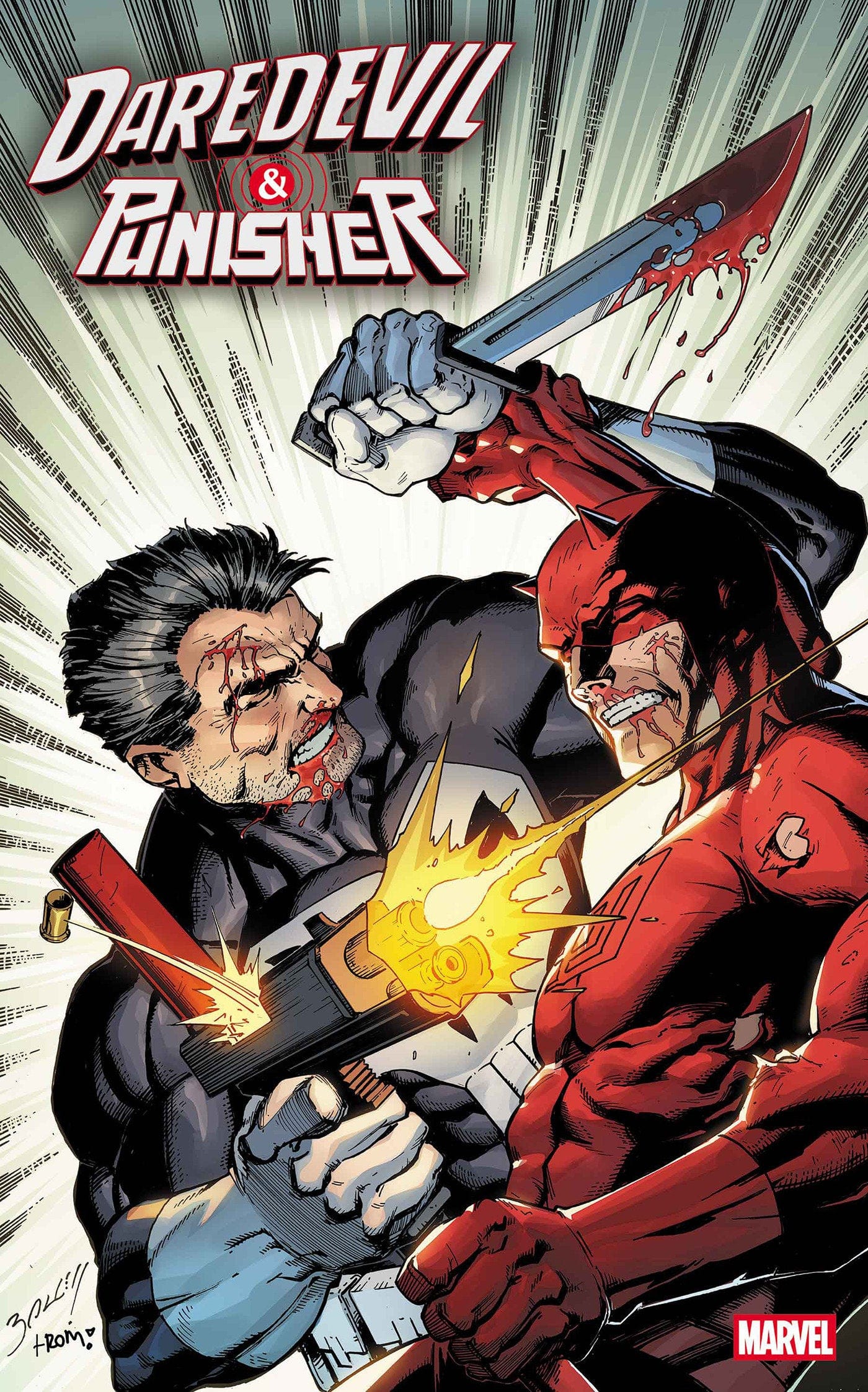 Marvel Comics Daredevil/Punisher: The Devil's Trigger #2 Mark Bagley Variant
