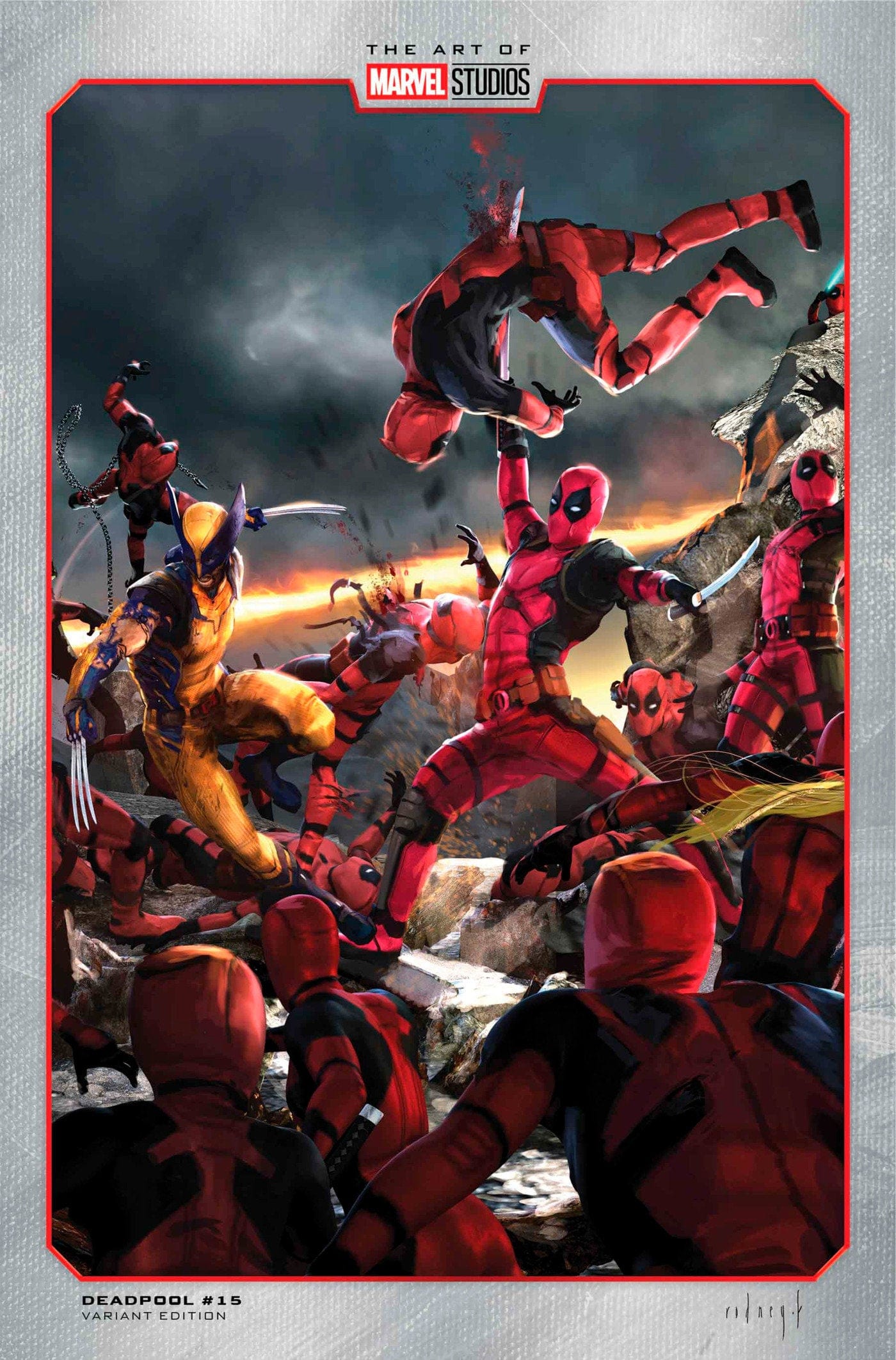 Marvel Comics Deadpool #15 Rodney Fuentebella Marvel Studios Variant