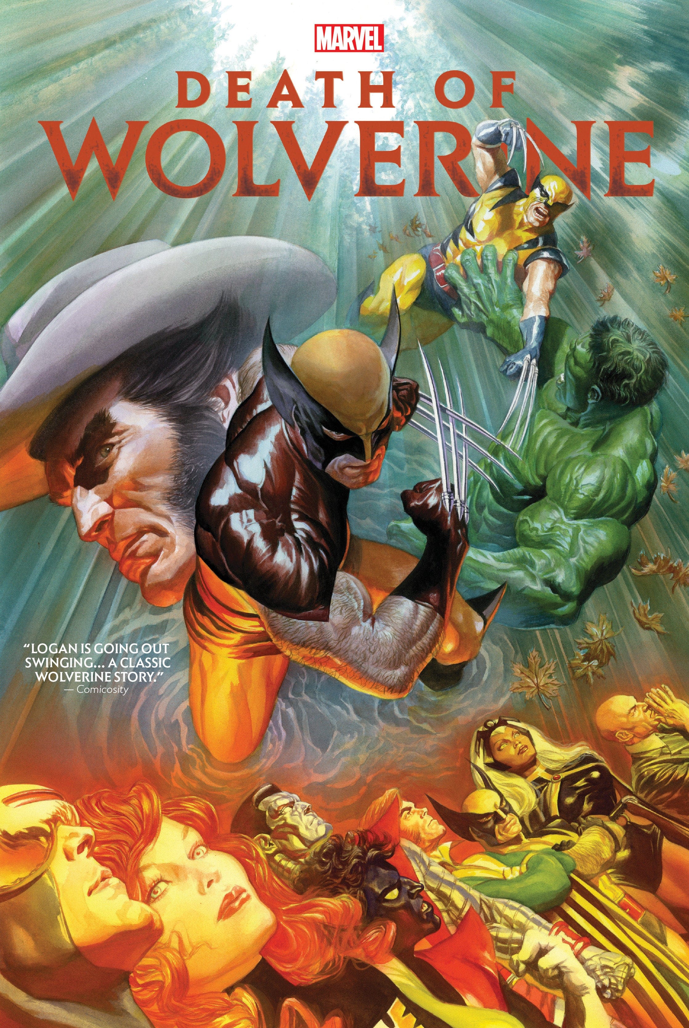 Marvel Comics Death Of Wolverine Omnibus Alex Ross Cover
