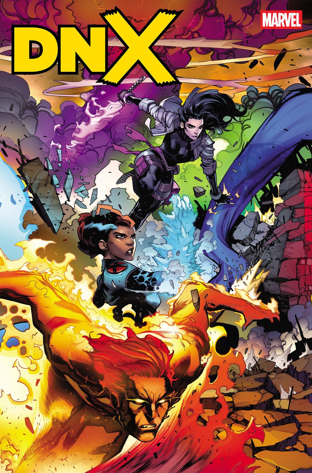 Marvel Comics DNX #3 Federico Vicentini 5-Part Connecting Variant