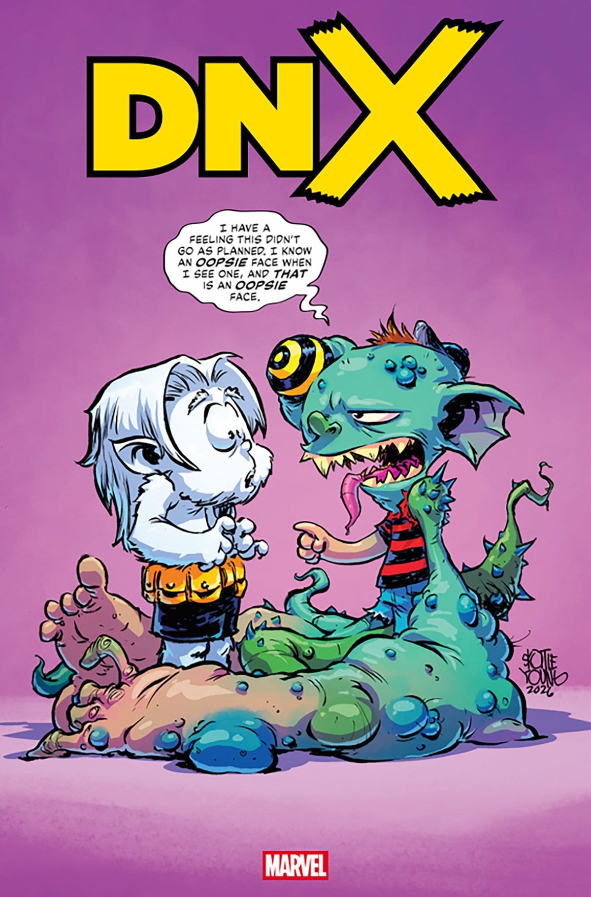 Marvel Comics DNX #4 Skottie Young DNX Collection Variant H