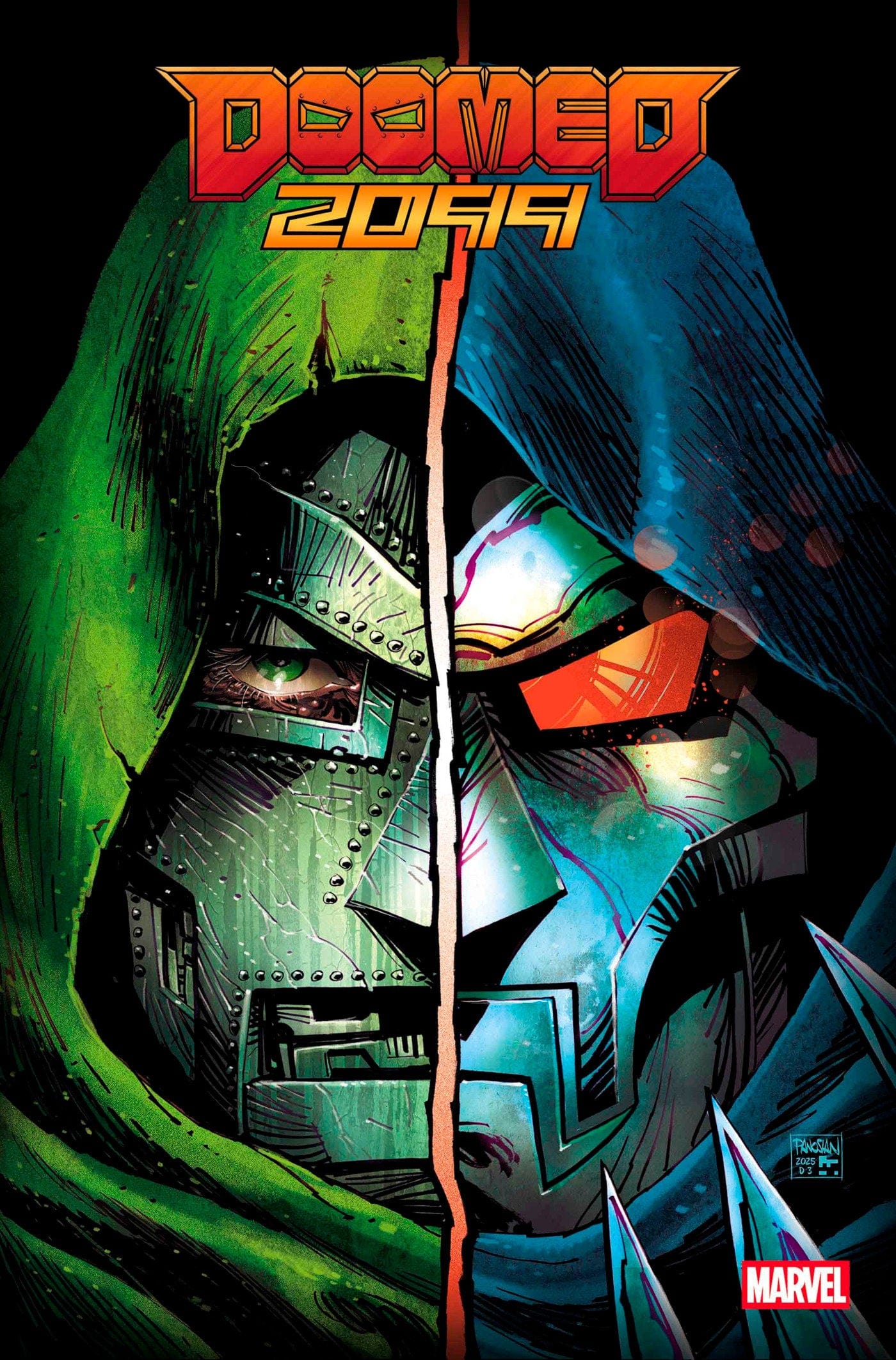 Marvel Comics Doomed 2099 #1 Dan Panosian Doomed Mask Foil Variant