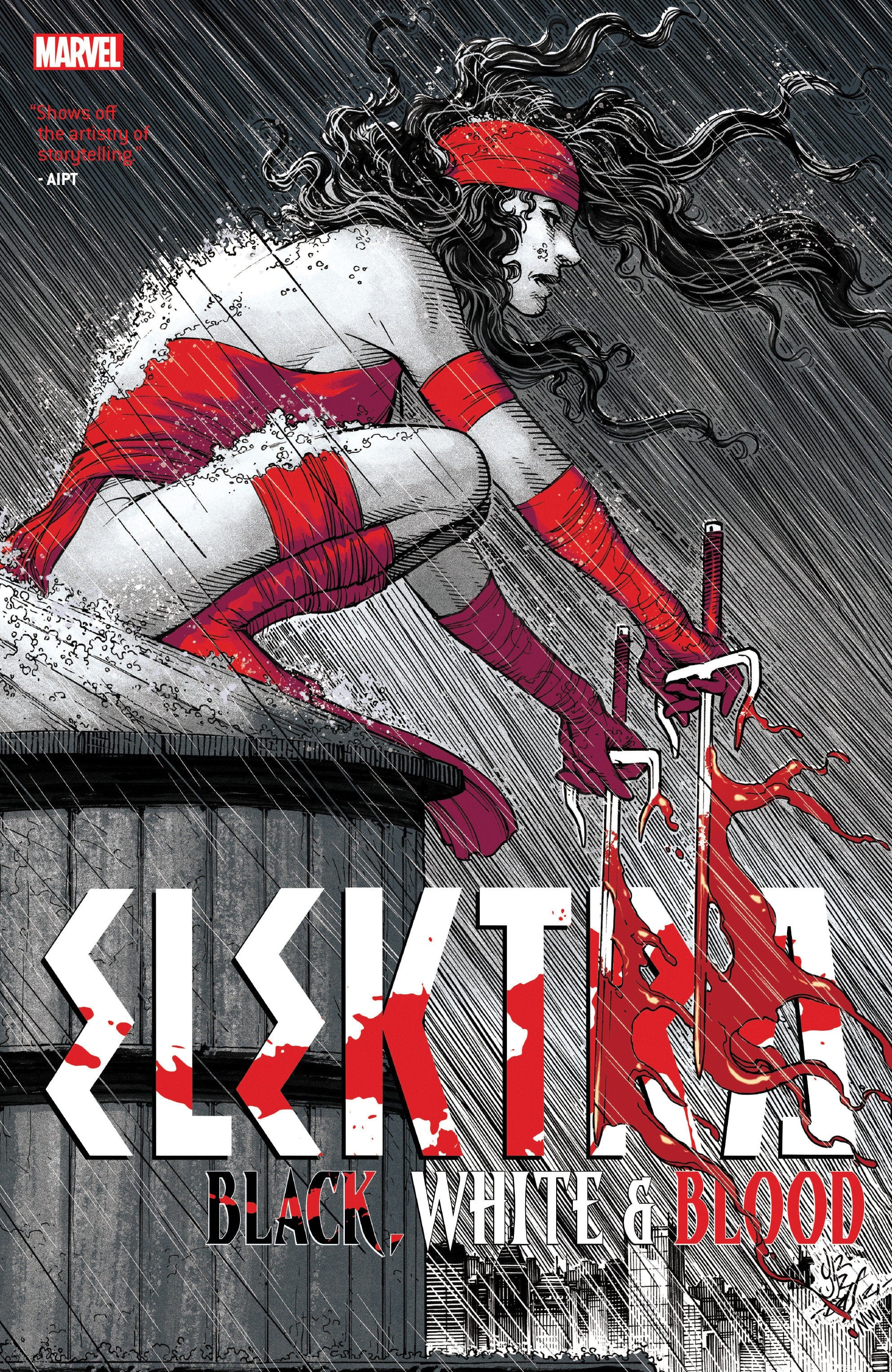 Marvel Comics Elektra: Black, White & Blood
