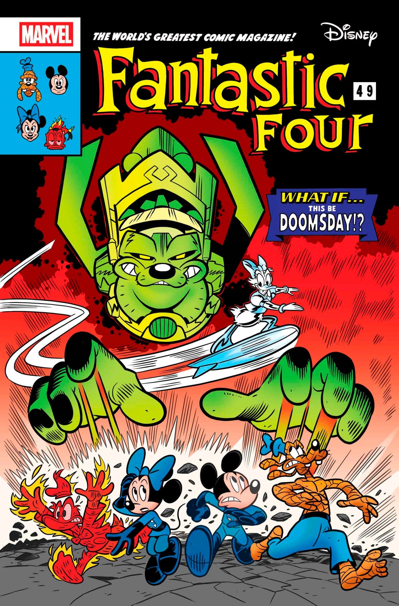 Marvel Comics Fantastic Four #1 Lorenzo Pastrovicchio Disney What If? Fantastic Four Homage Variant