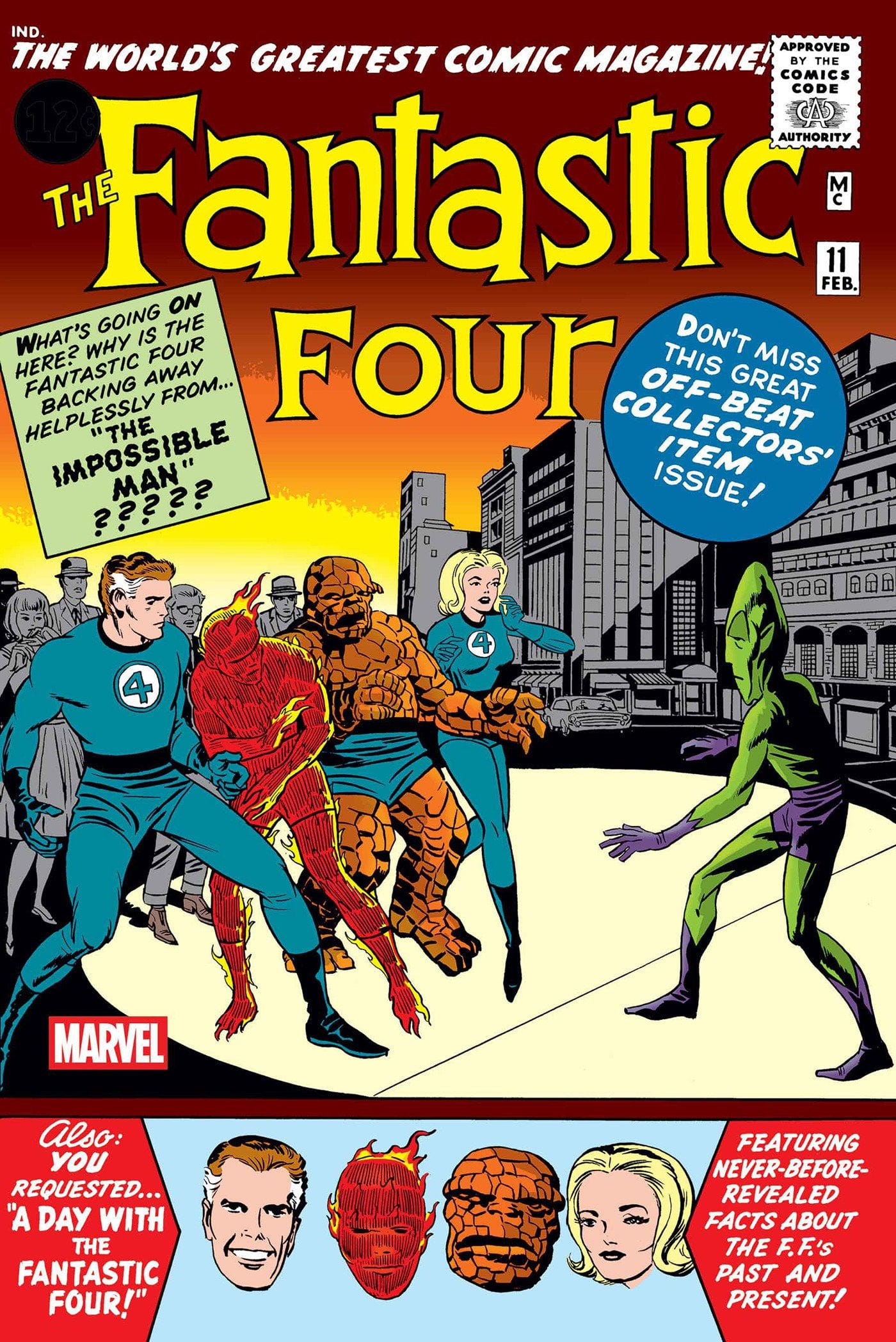 Marvel Comics Fantastic Four #11 Facsimile Edition Foil Variant