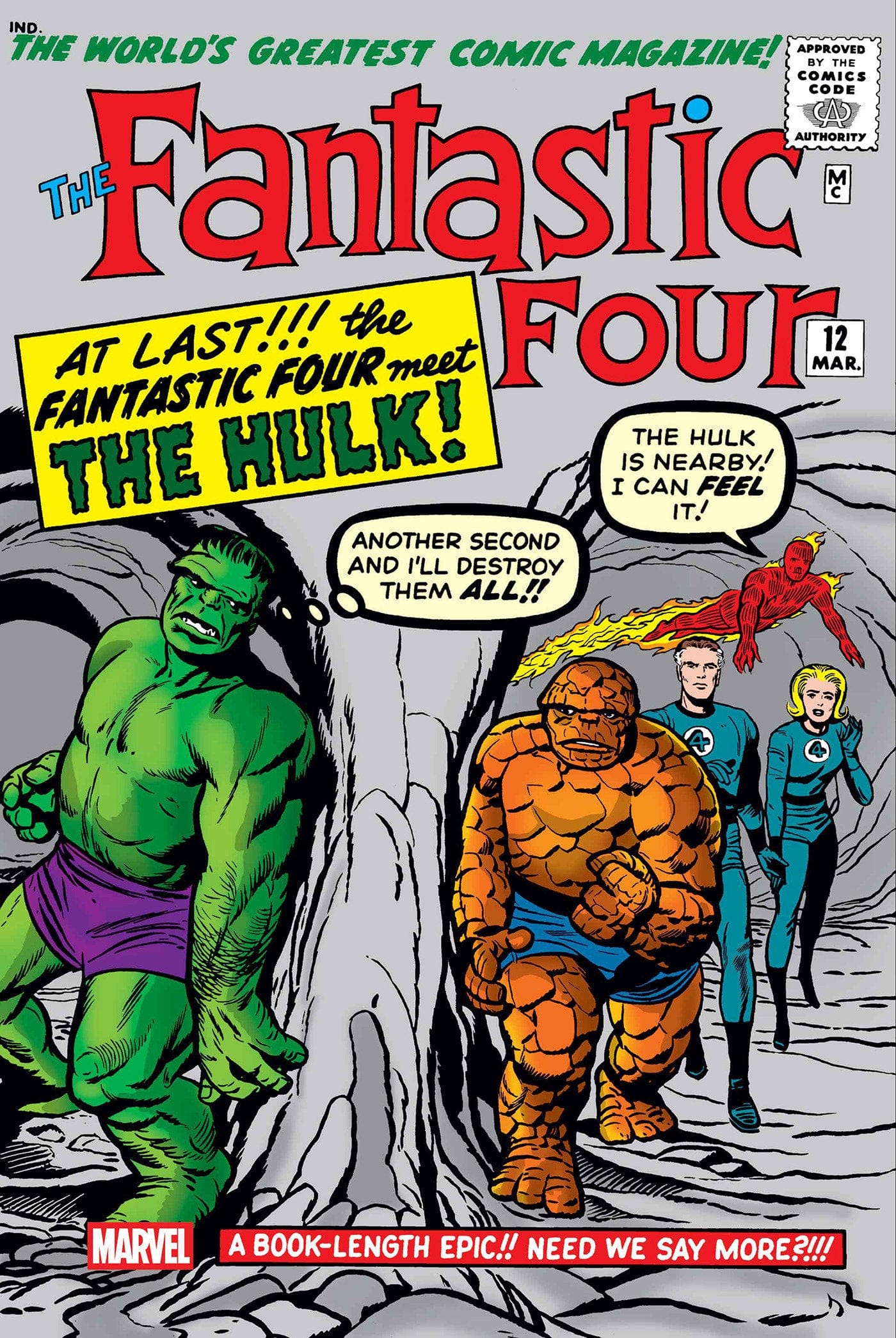 Marvel Comics Fantastic Four #12 Facsimile Edition Foil Variant