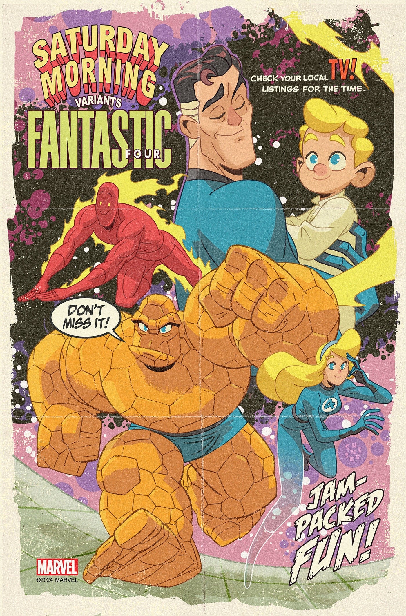 Marvel Comics Fantastic Four #33 Sean Galloway Saturday Morning Variant [Doom]