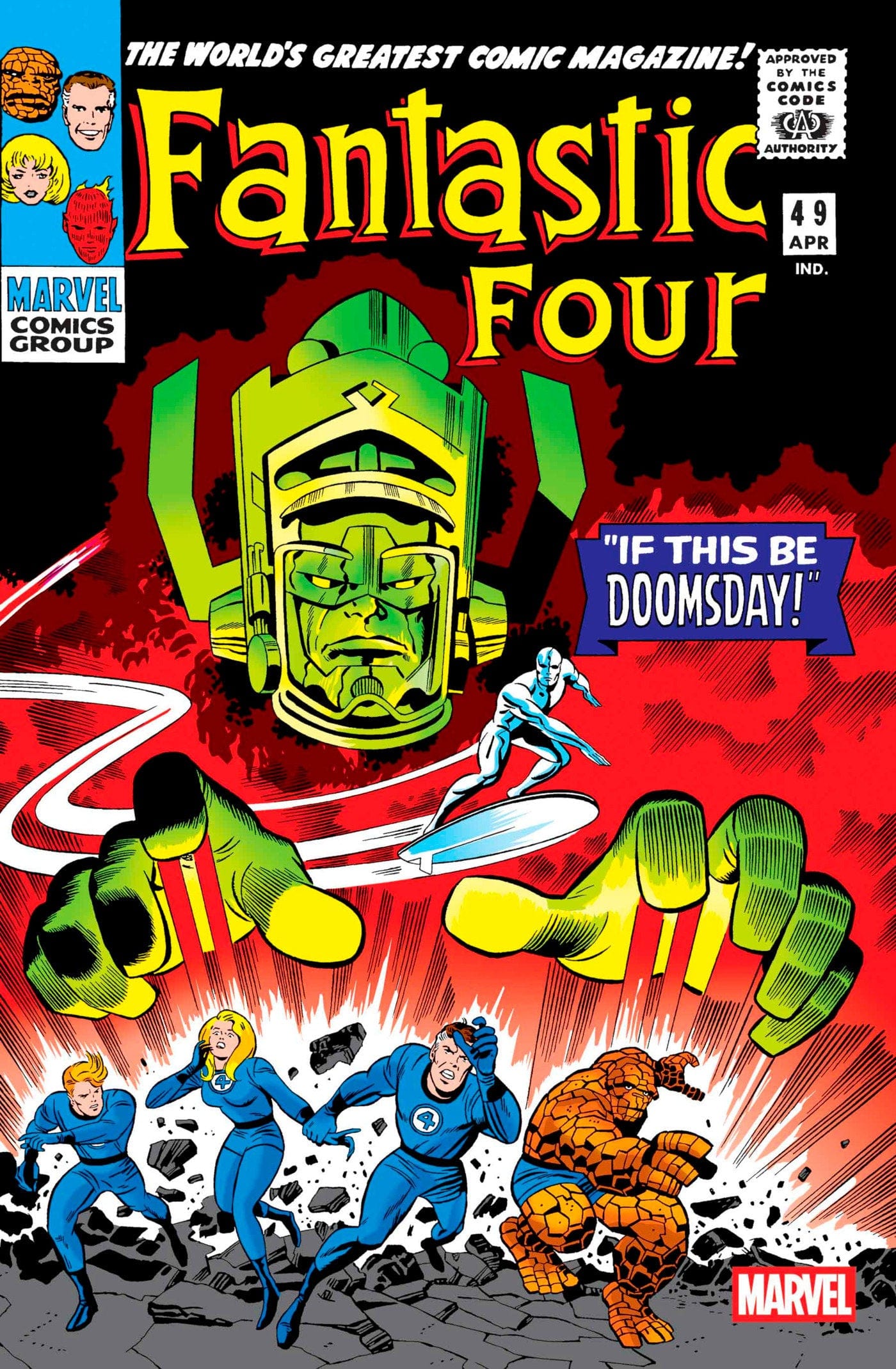 Marvel Comics Fantastic Four #49 Facsimile Edition