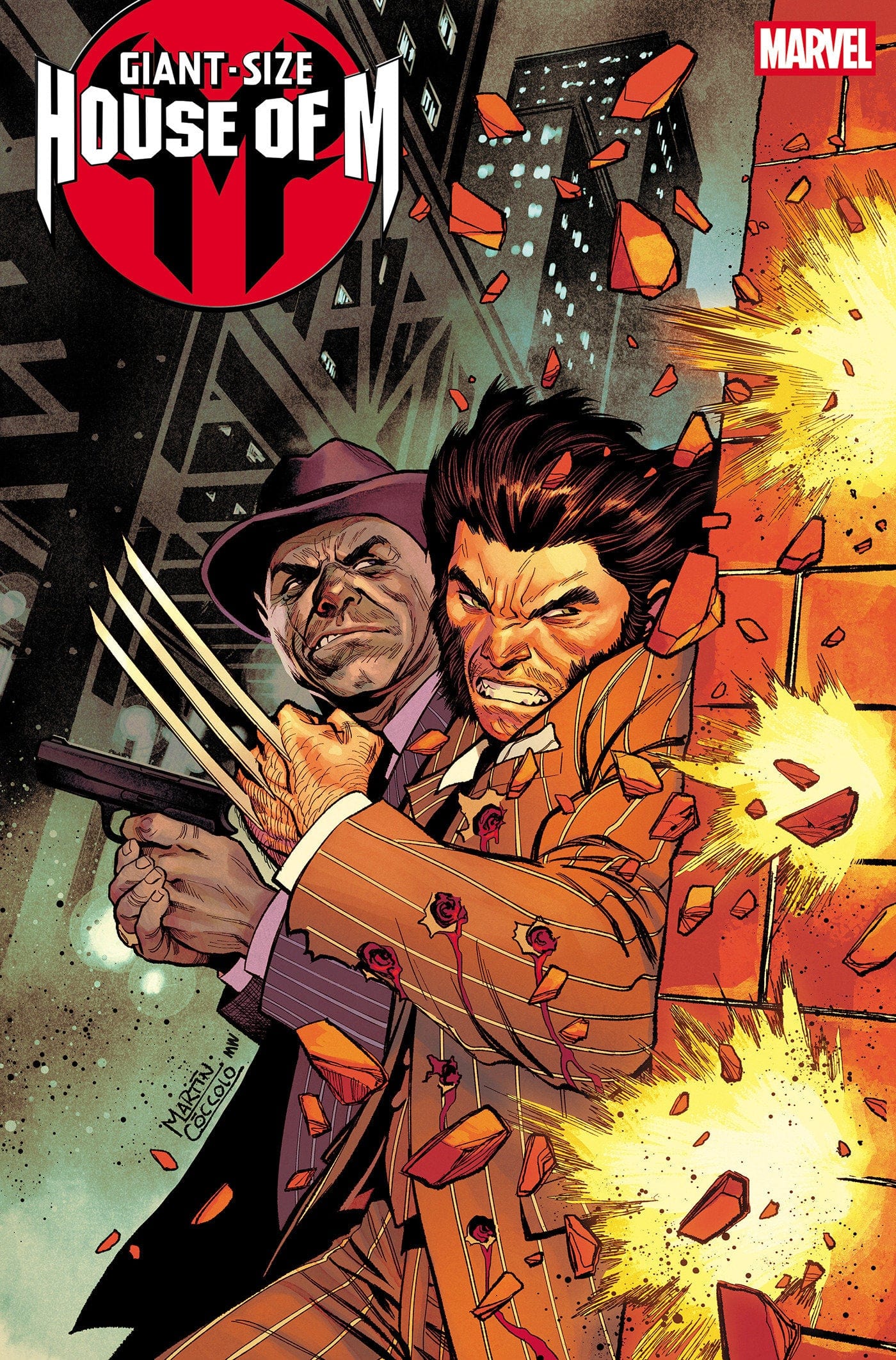 Marvel Comics Giant-Size House Of M #1 Martin Coccolo Spoiler Variant