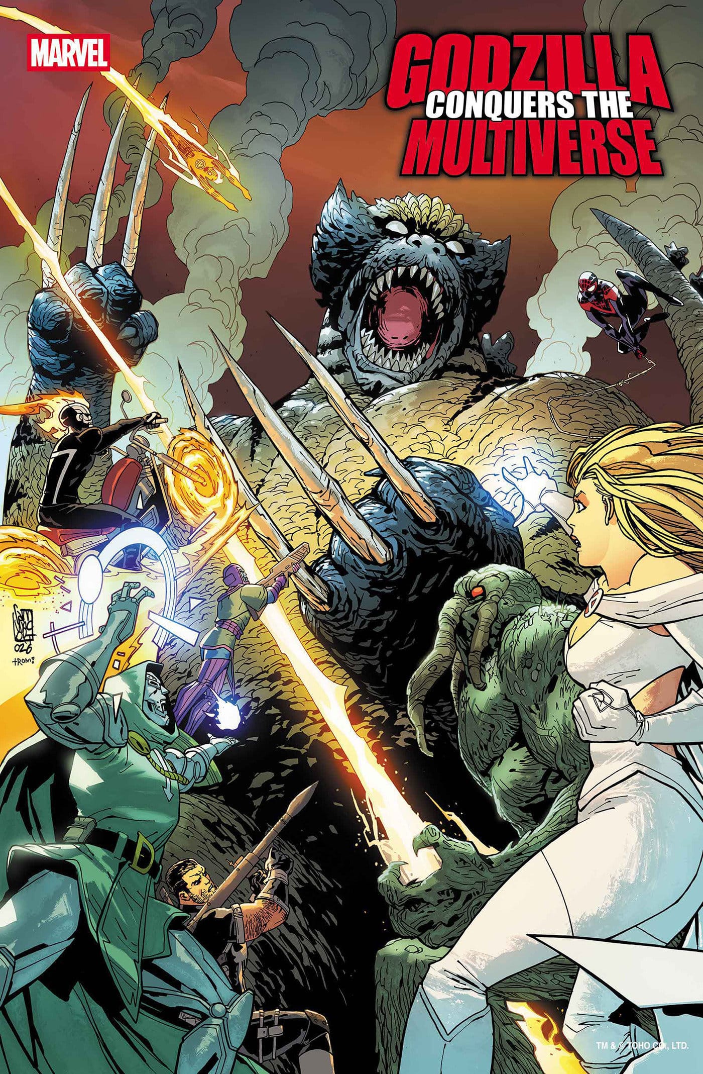 Marvel Comics Godzilla Conquers The Multiverse #1 Giuseppe Camuncoli Variant