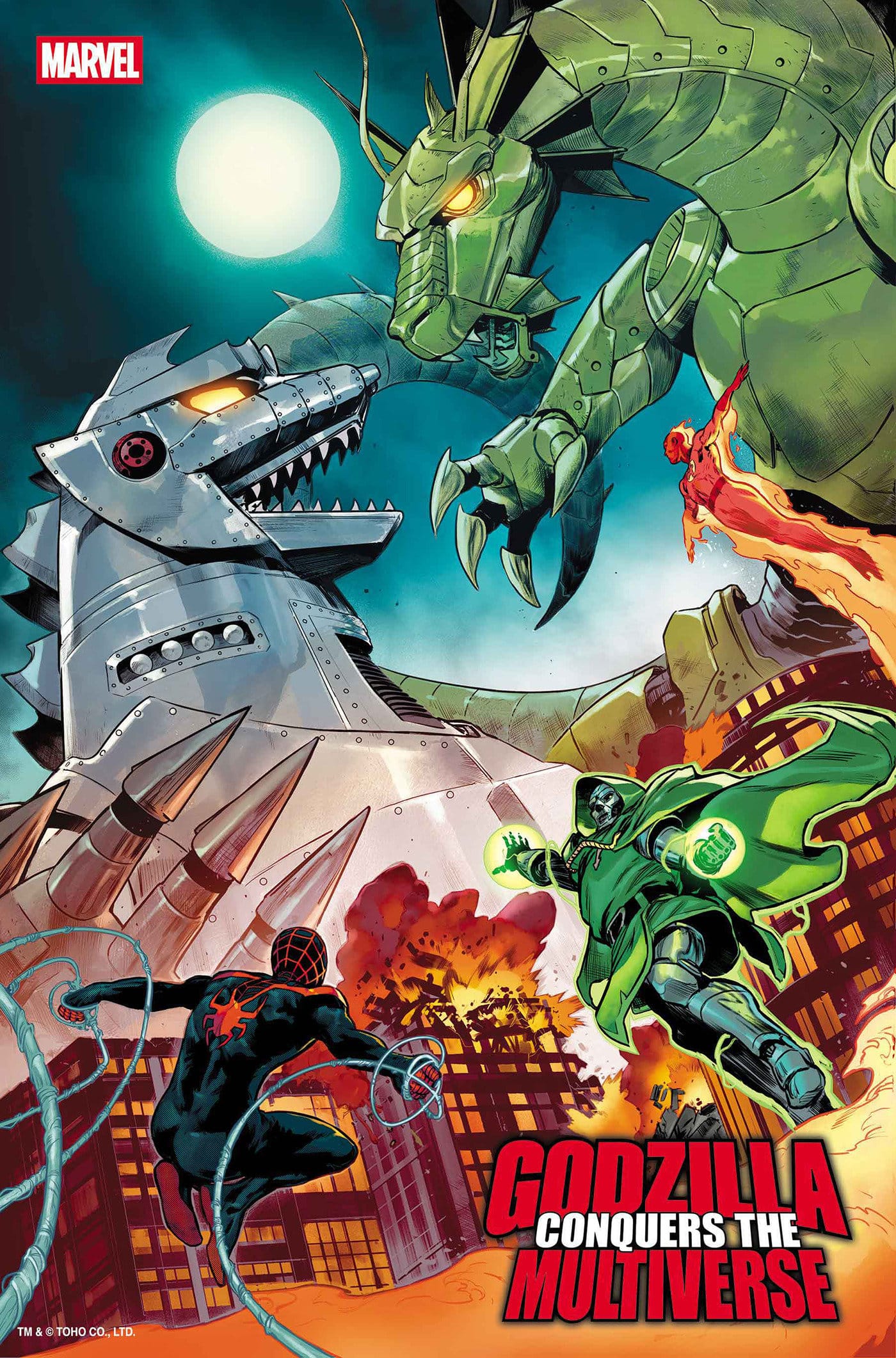 Marvel Comics Godzilla Conquers The Multiverse #1 Juan Frigeri Foil Variant