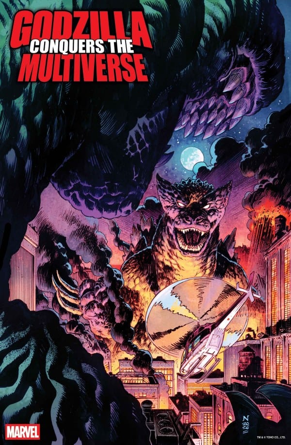 Marvel Comics Godzilla Conquers The Multiverse #1 Nic Klein Heisei Godzilla Variant