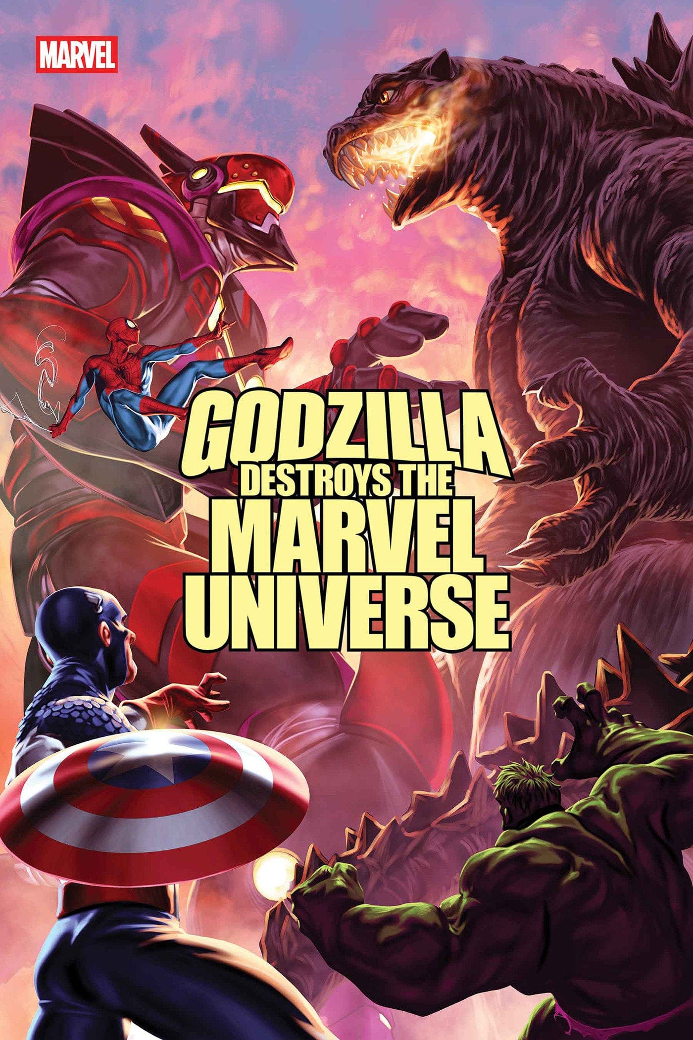 Marvel Comics Godzilla Destroys The Marvel Universe #5
