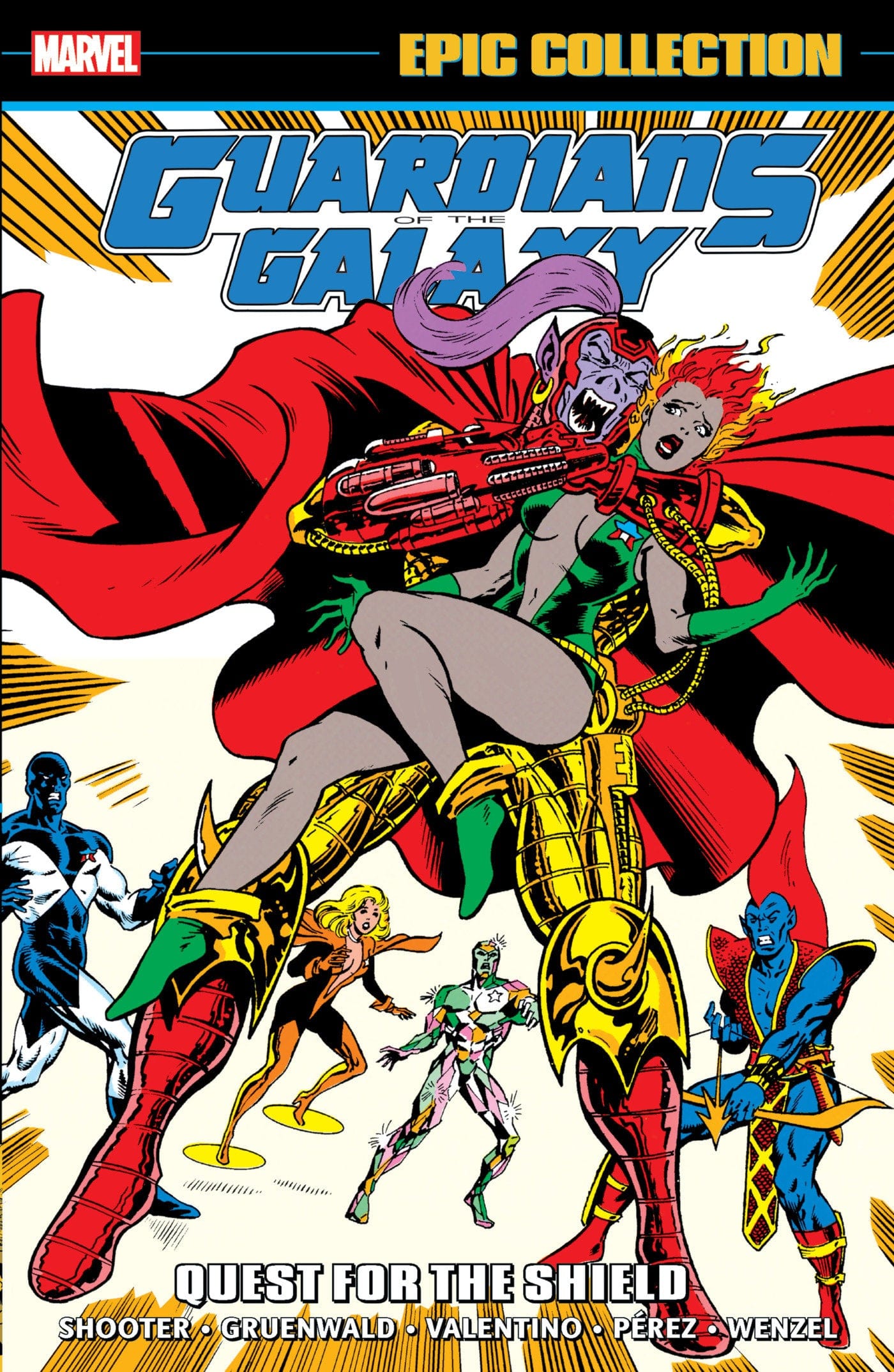 Marvel Comics Guardians Of The Galaxy Epic Collection: Quest For The Shield