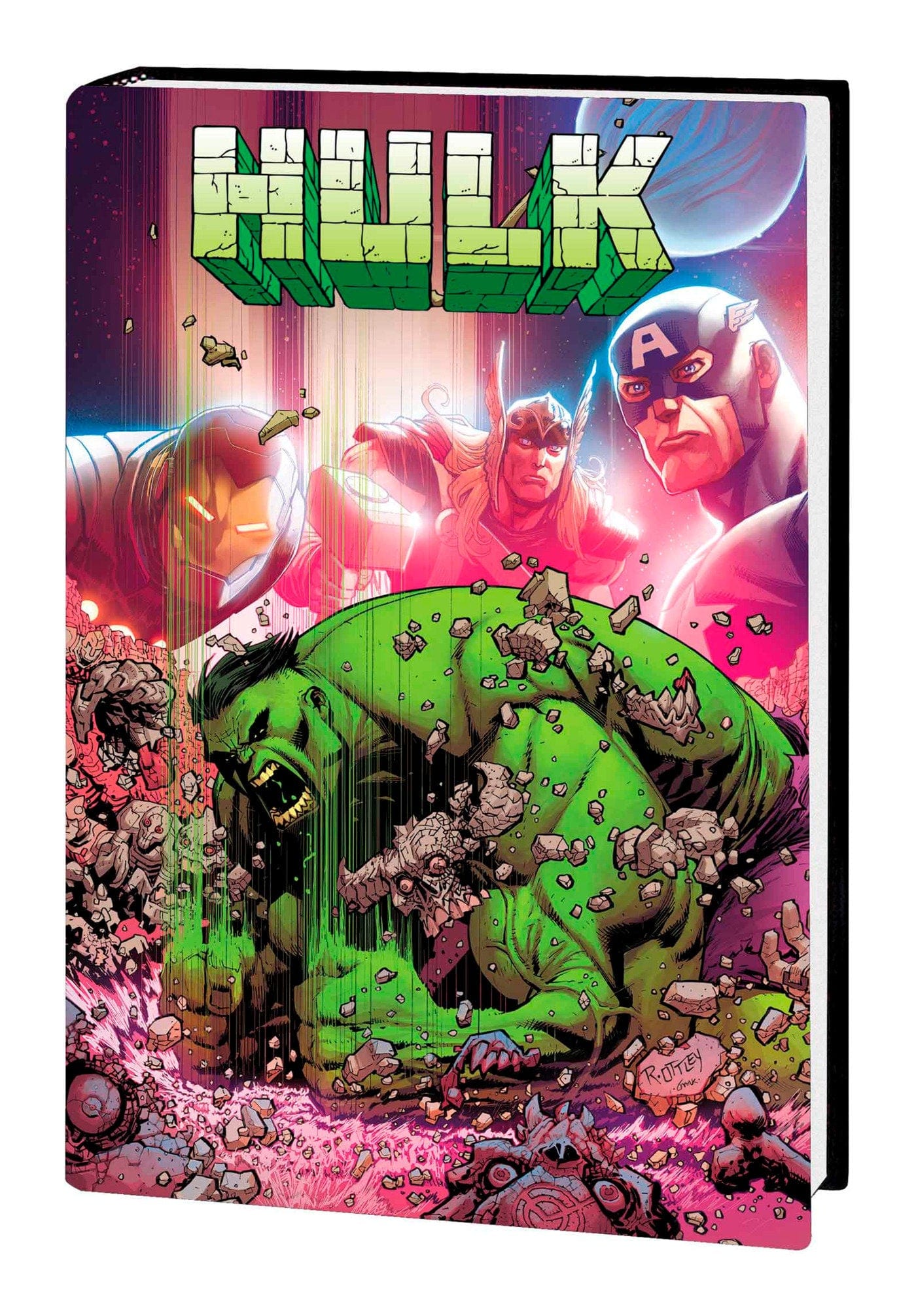 Marvel Comics Hulk By Cates & Ottley Omnibus Ryan Ottley Avengers Cover (Direct Market Edition)
